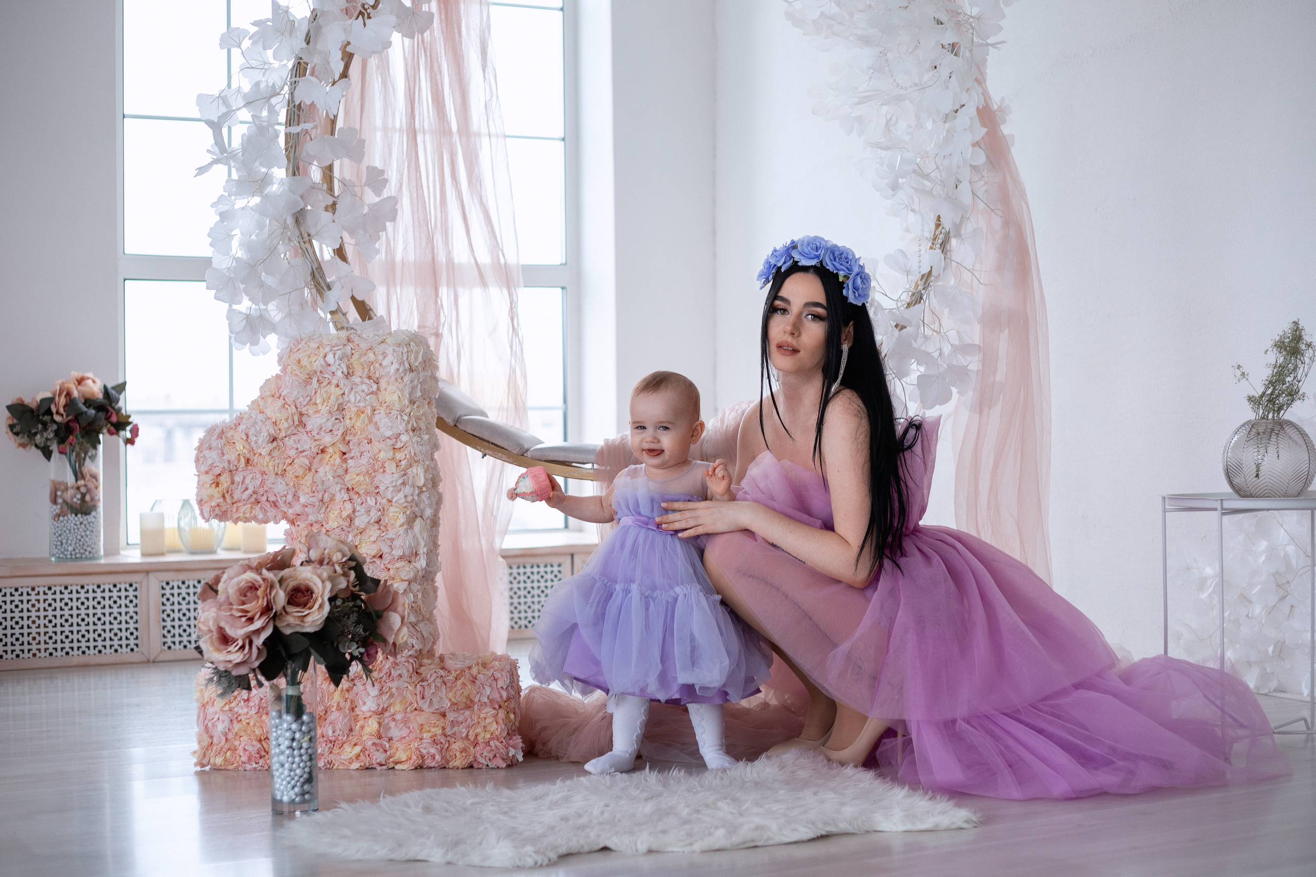 Диане 1 год. Семейный и женский фотограф в Волгограде Екатерина Гулей