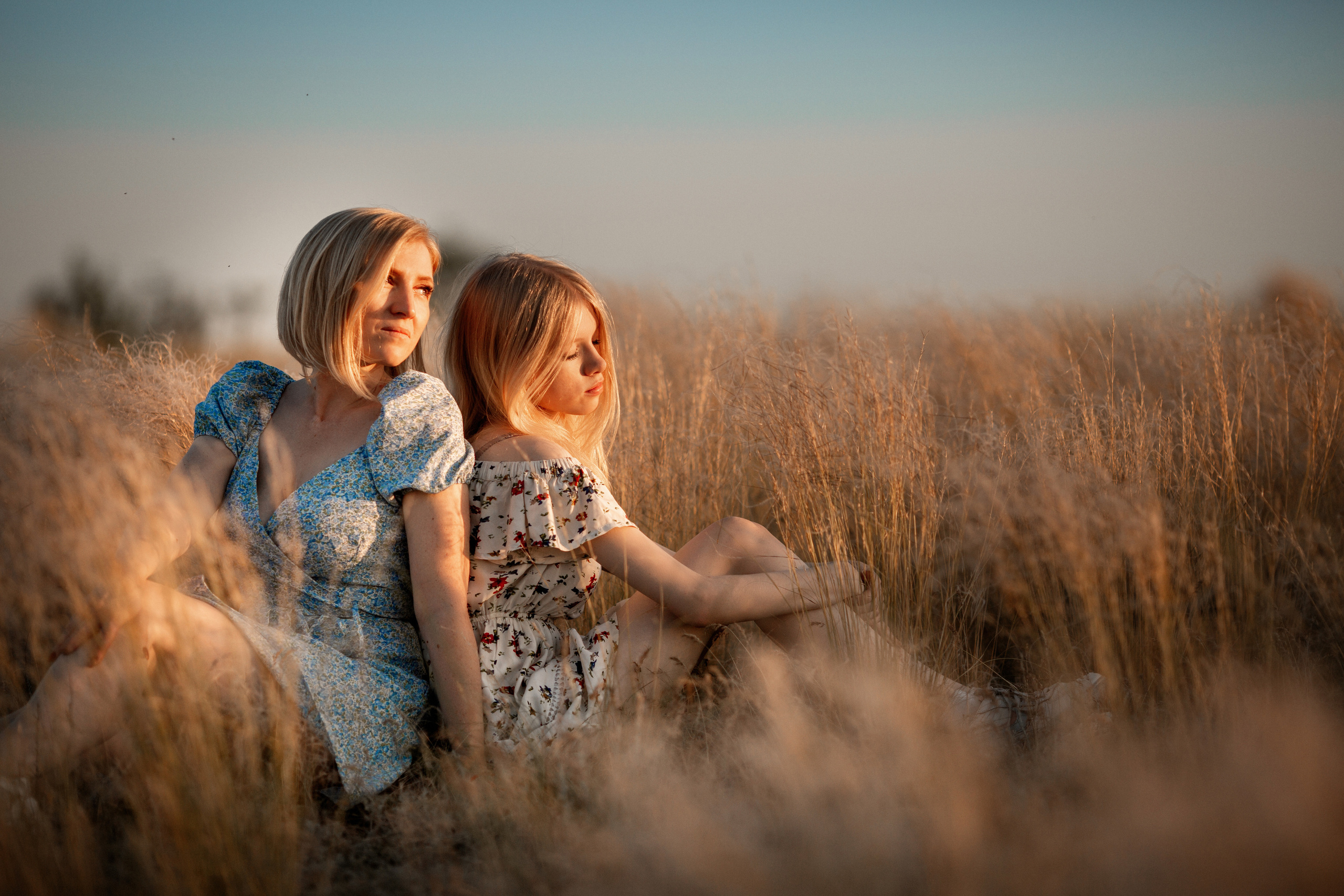Екатерина с дочерьми. Семейный и женский фотограф в Волгограде Екатерина Гулей