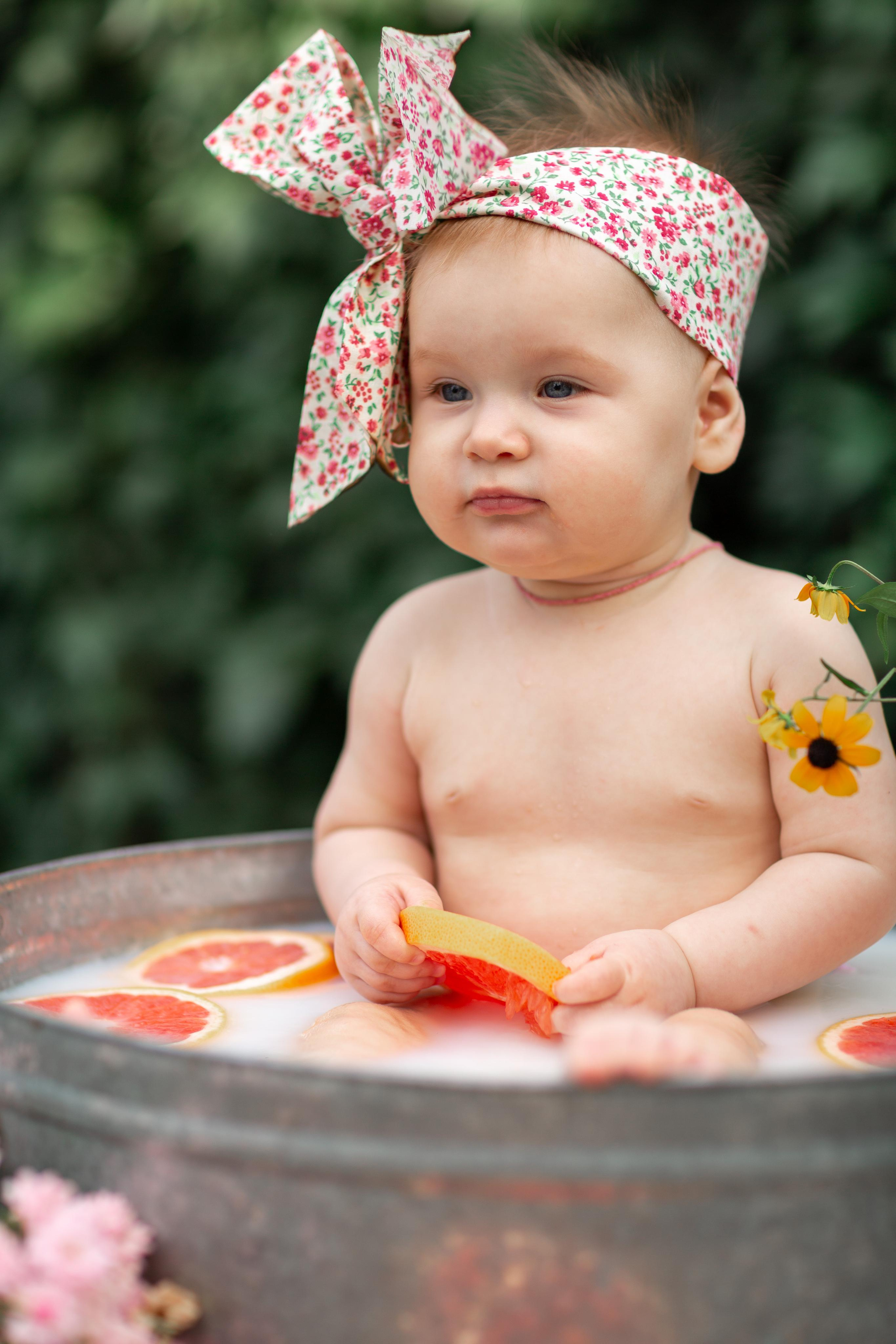 8 месяцев Василисы. Семейный и женский фотограф в Волгограде Екатерина Гулей