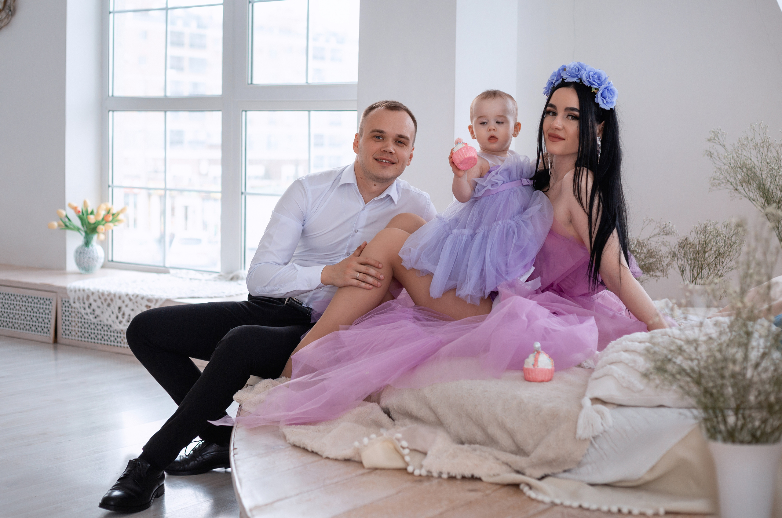 Диане 1 год. Семейный и женский фотограф в Волгограде Екатерина Гулей