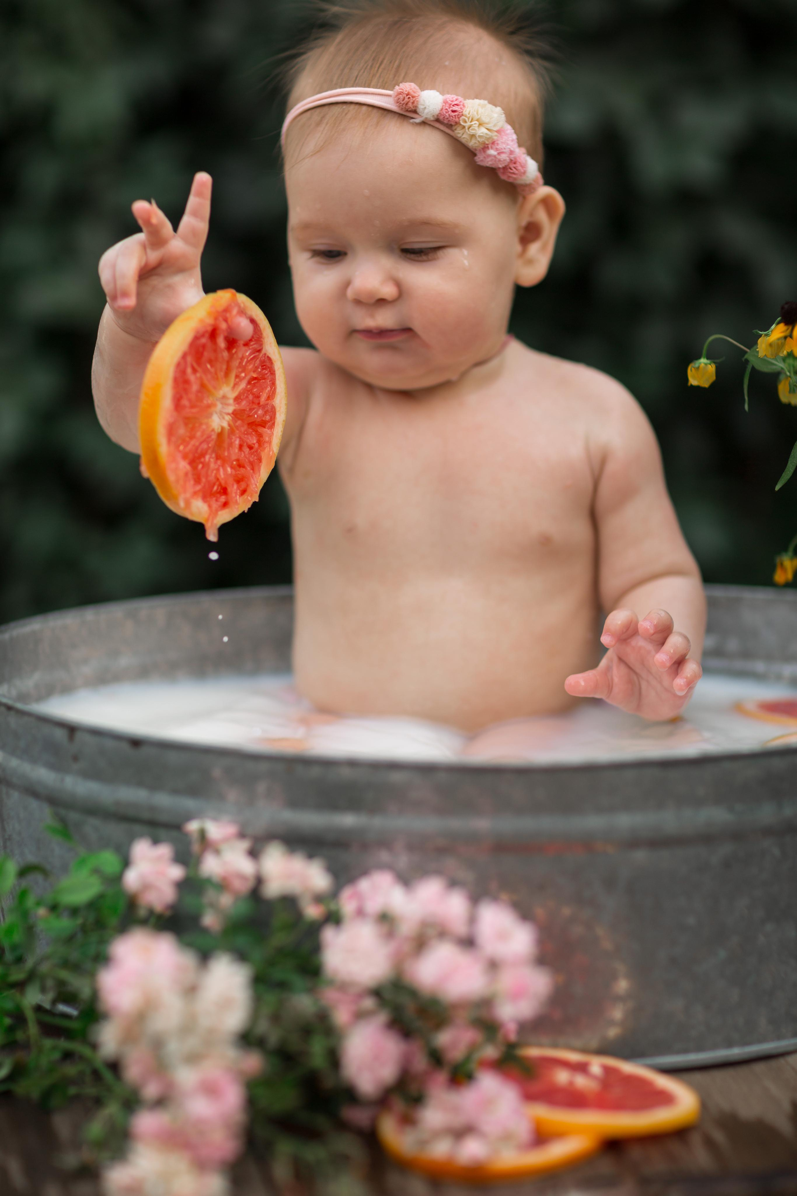 8 месяцев Василисы. Семейный и женский фотограф в Волгограде Екатерина Гулей