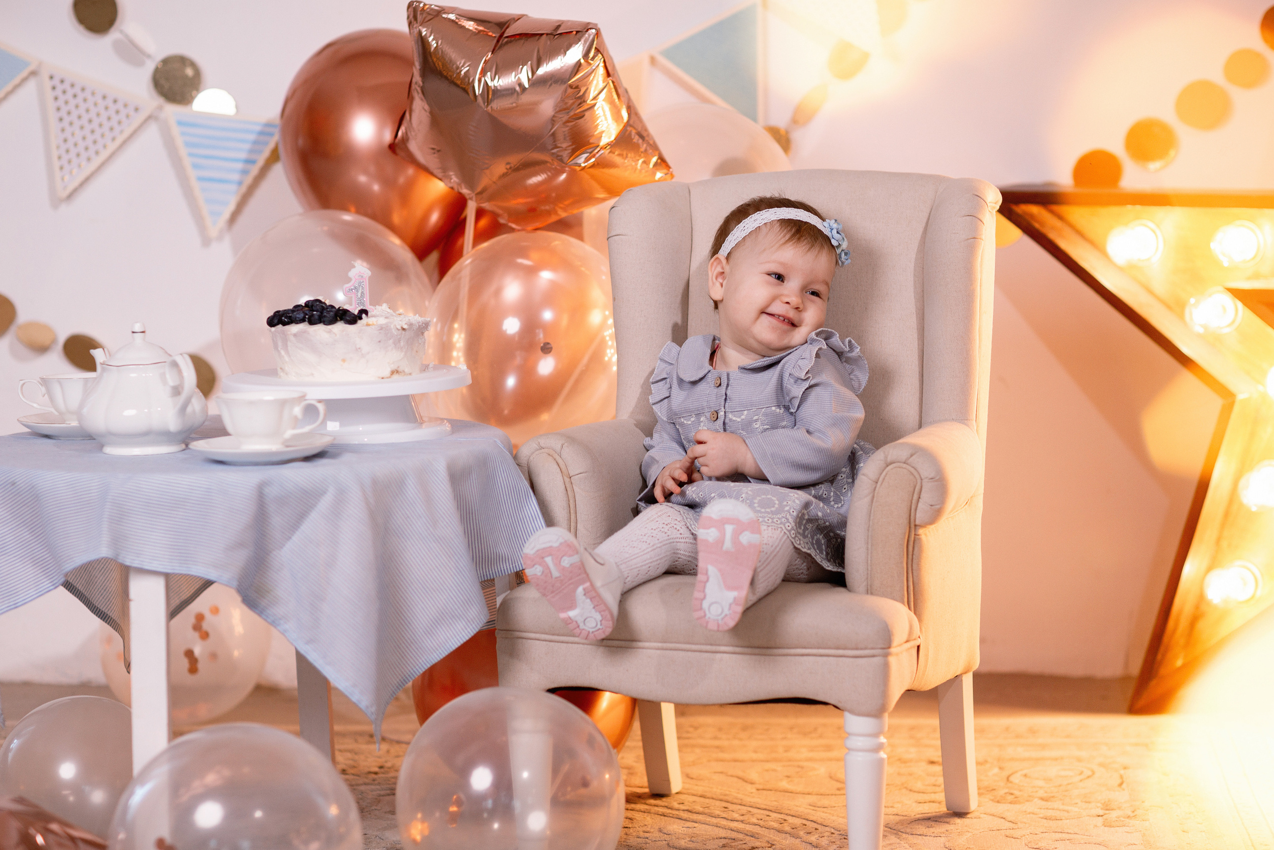 1 год Василисе. Семейный и женский фотограф в Волгограде Екатерина Гулей