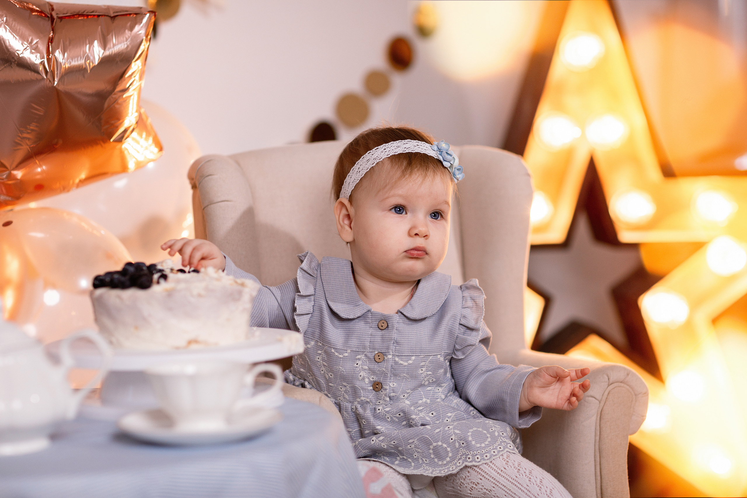 1 год Василисе. Семейный и женский фотограф в Волгограде Екатерина Гулей