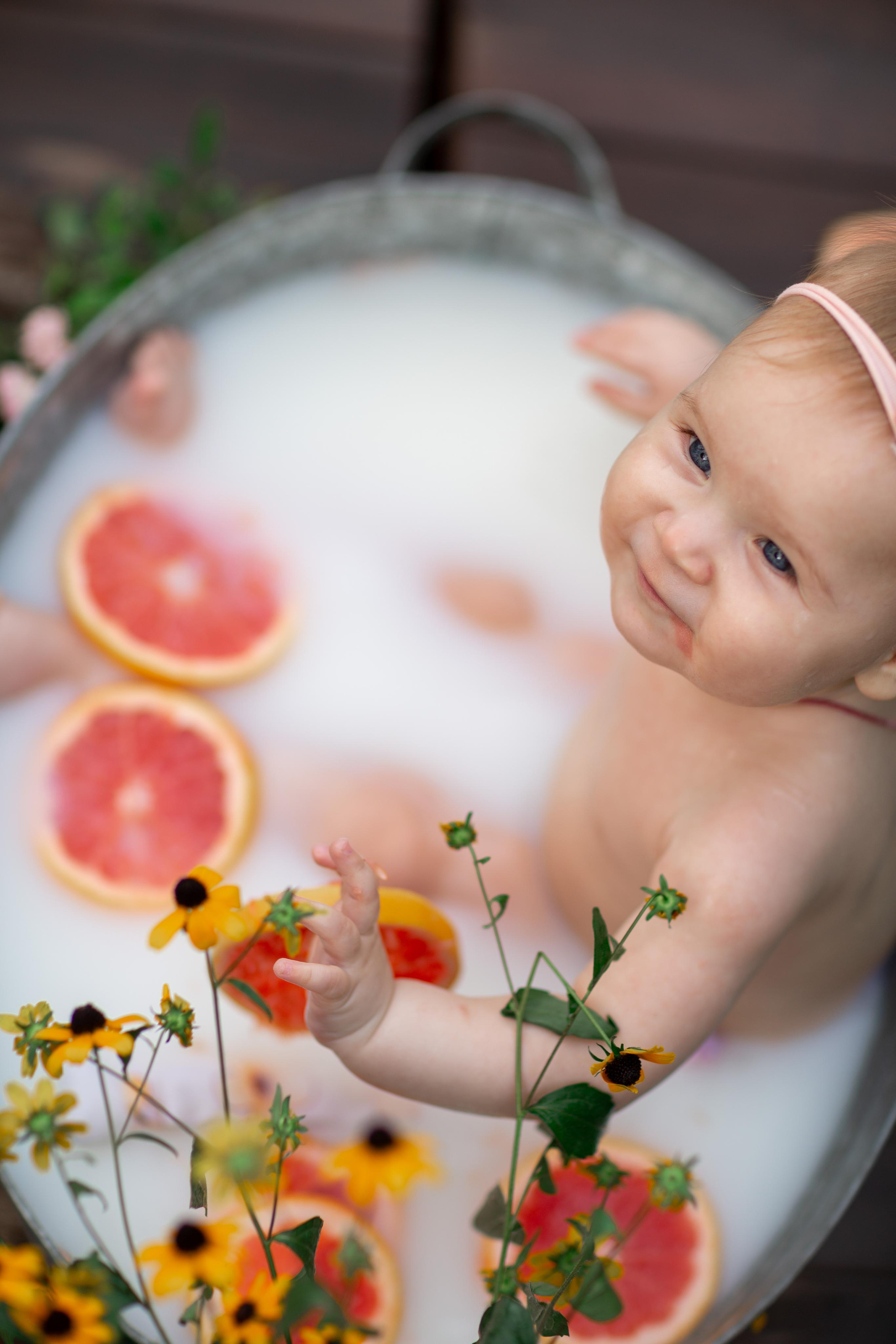 8 месяцев Василисы. Семейный и женский фотограф в Волгограде Екатерина Гулей