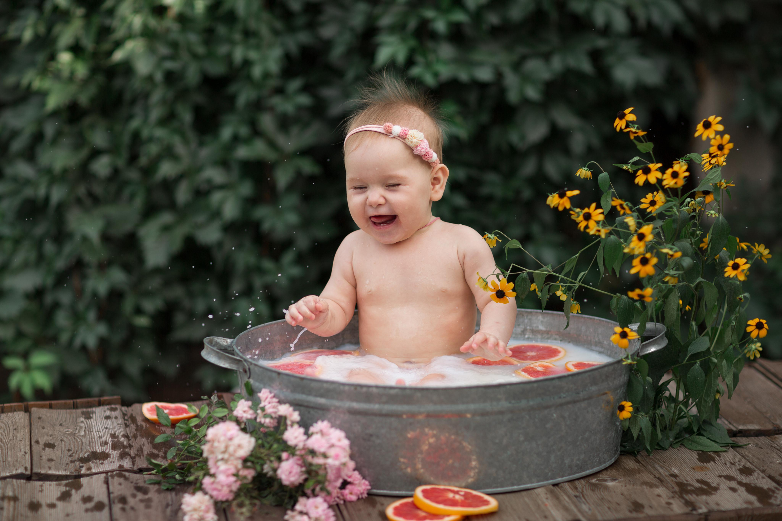 8 месяцев Василисы. Семейный и женский фотограф в Волгограде Екатерина Гулей