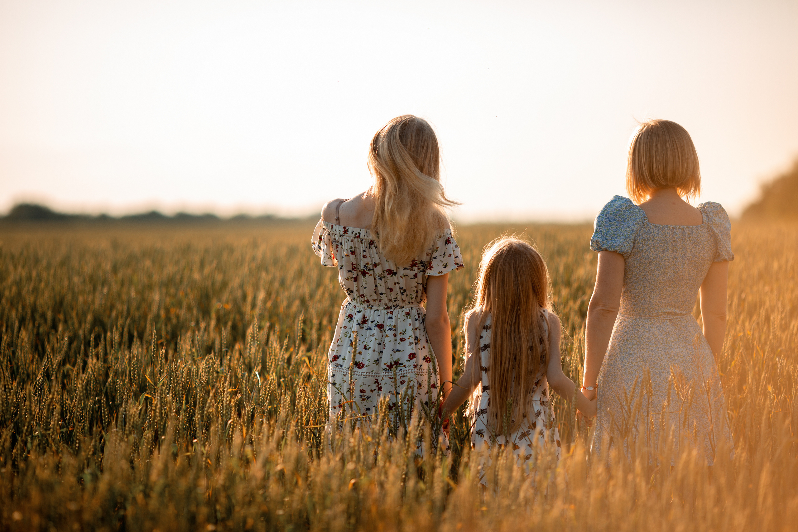 Екатерина с дочерьми. Семейный и женский фотограф в Волгограде Екатерина Гулей