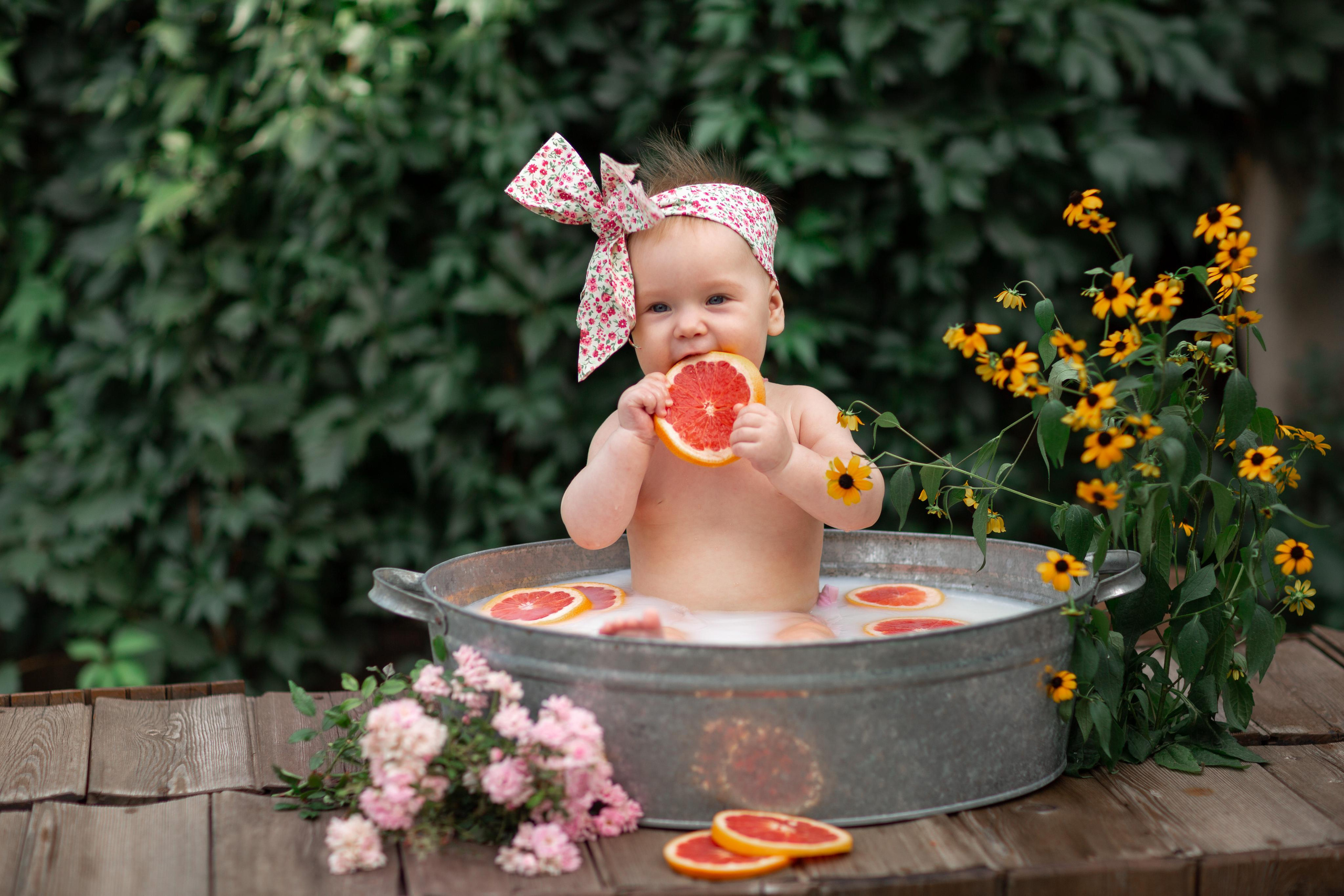 8 месяцев Василисы. Семейный и женский фотограф в Волгограде Екатерина Гулей
