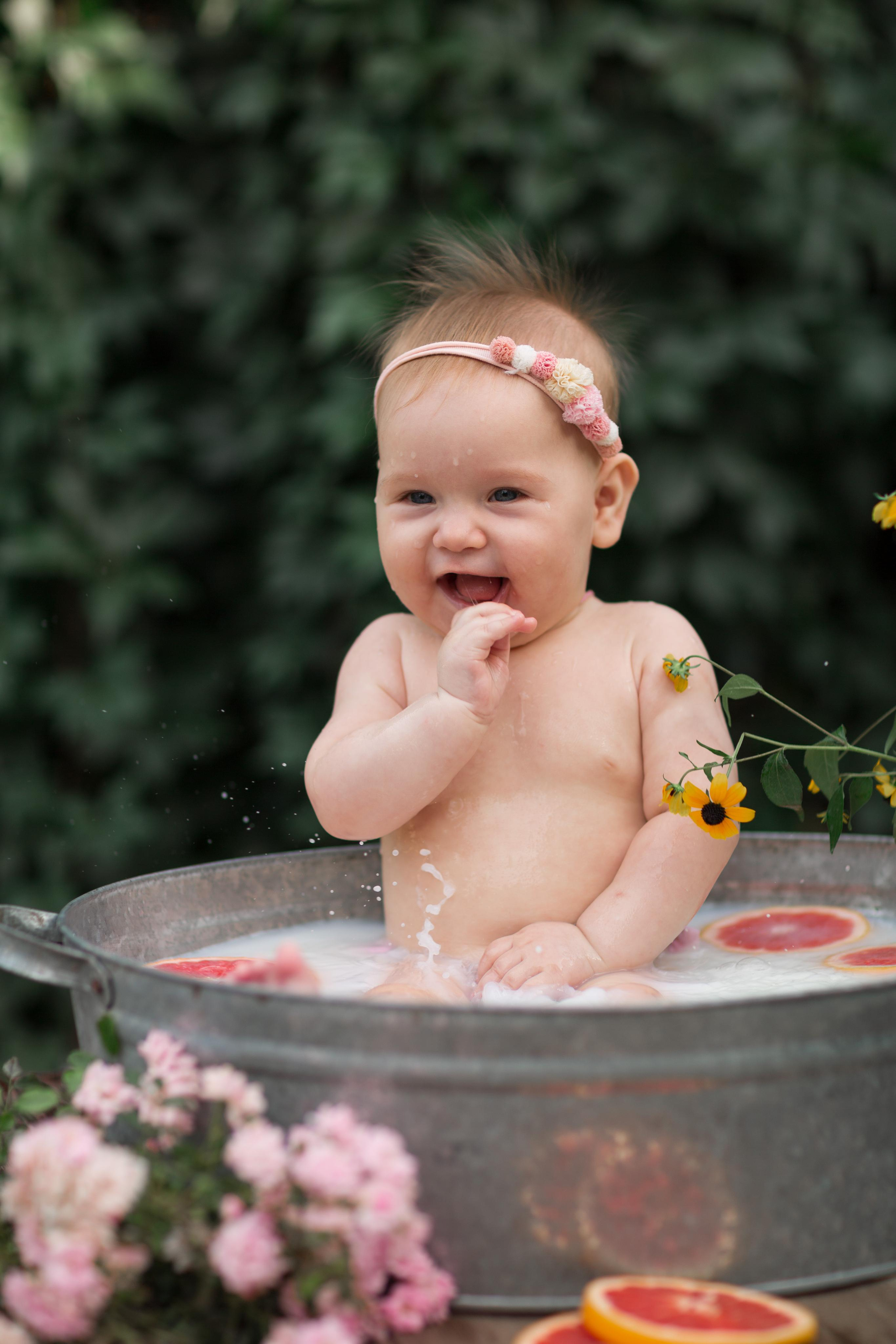 8 месяцев Василисы. Семейный и женский фотограф в Волгограде Екатерина Гулей