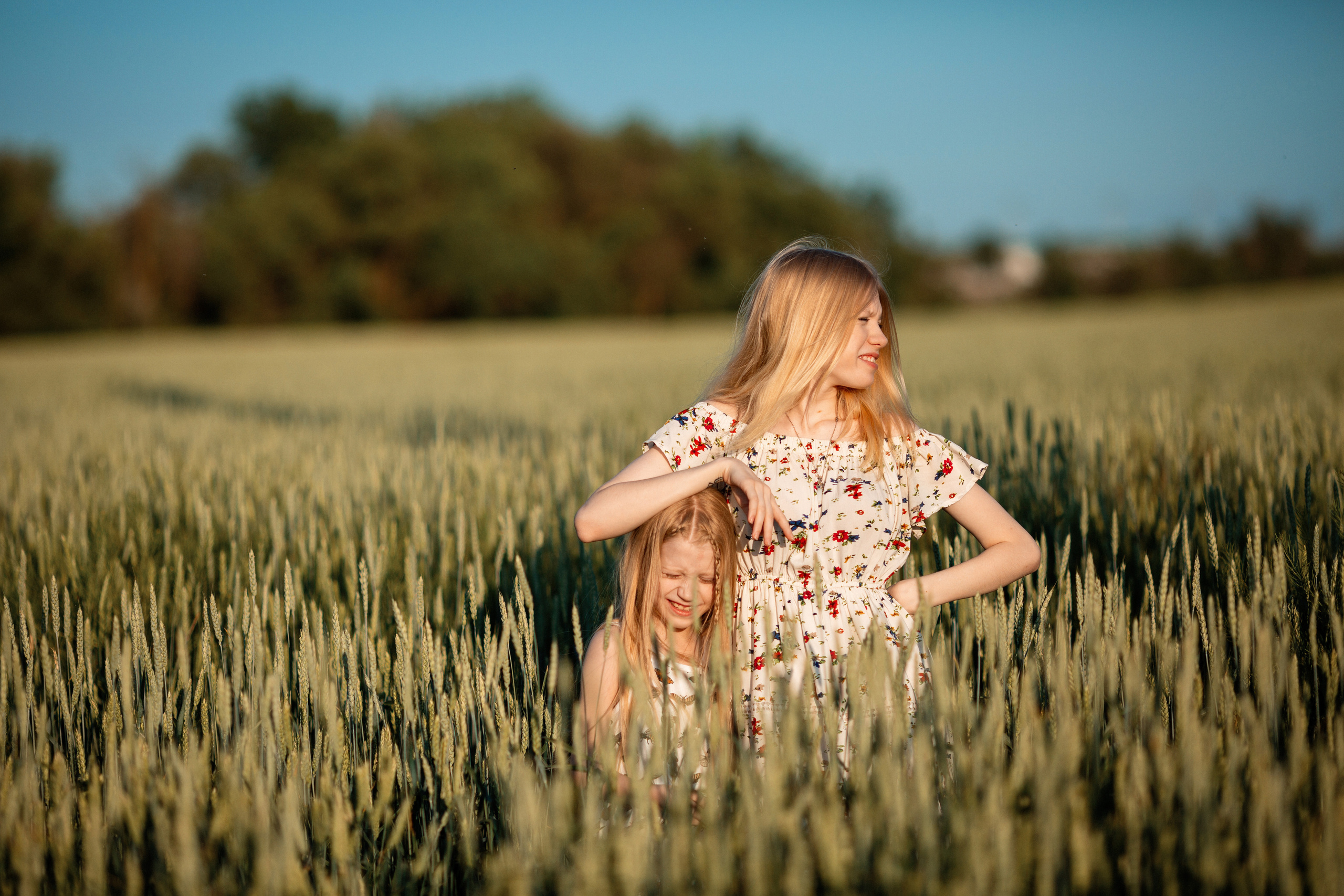 Екатерина с дочерьми. Семейный и женский фотограф в Волгограде Екатерина Гулей