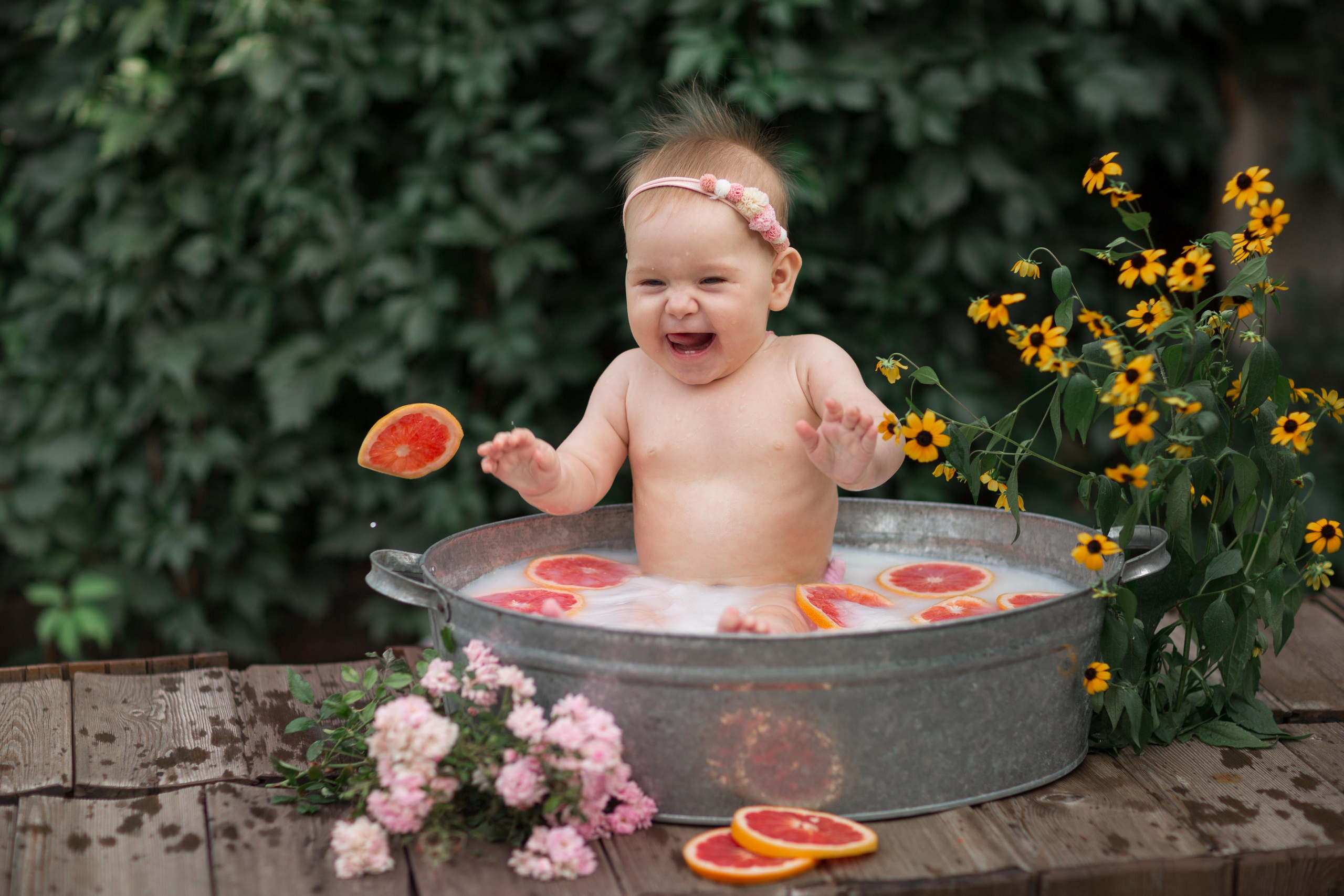 8 месяцев Василисы. Семейный и женский фотограф в Волгограде Екатерина Гулей