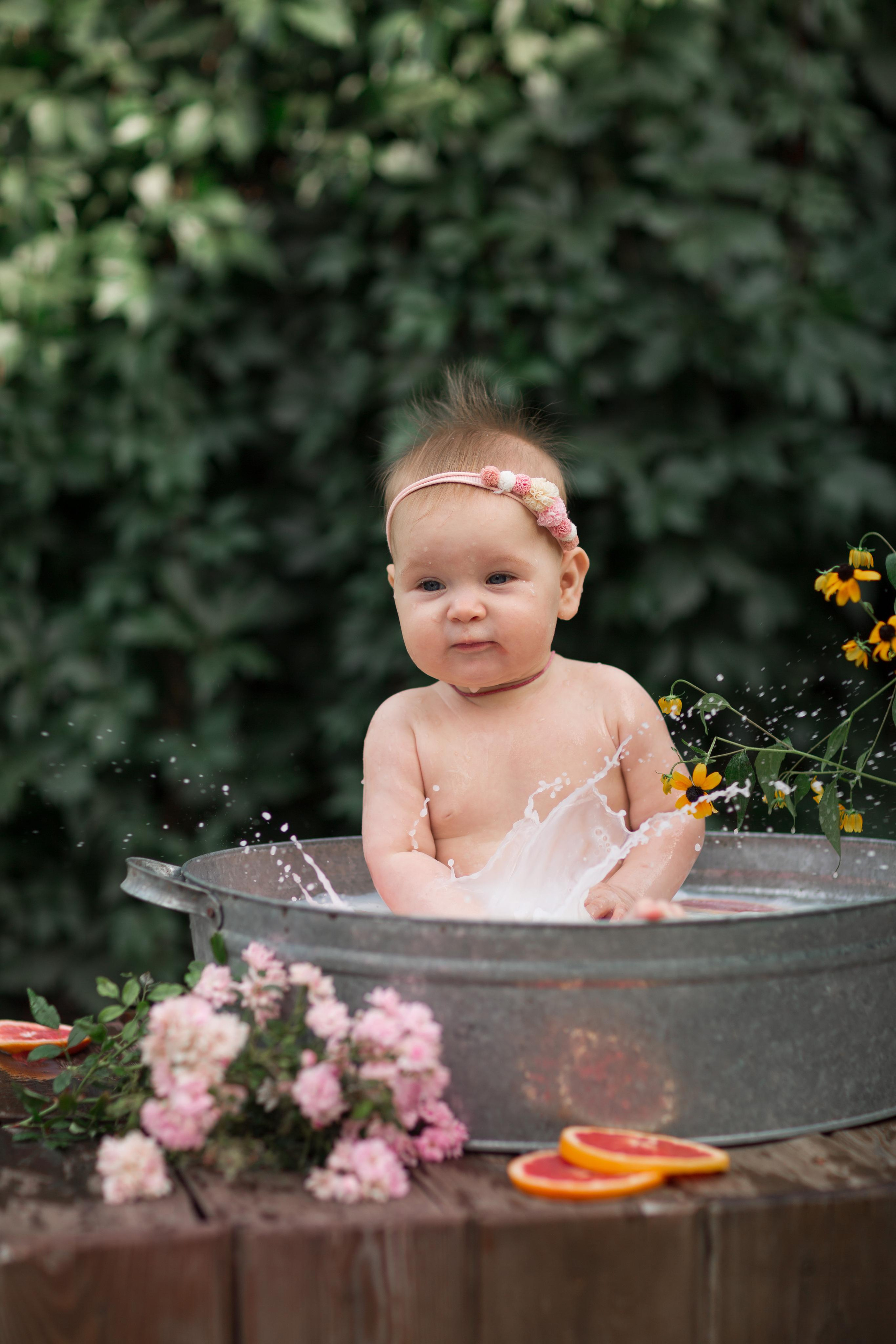 8 месяцев Василисы. Семейный и женский фотограф в Волгограде Екатерина Гулей