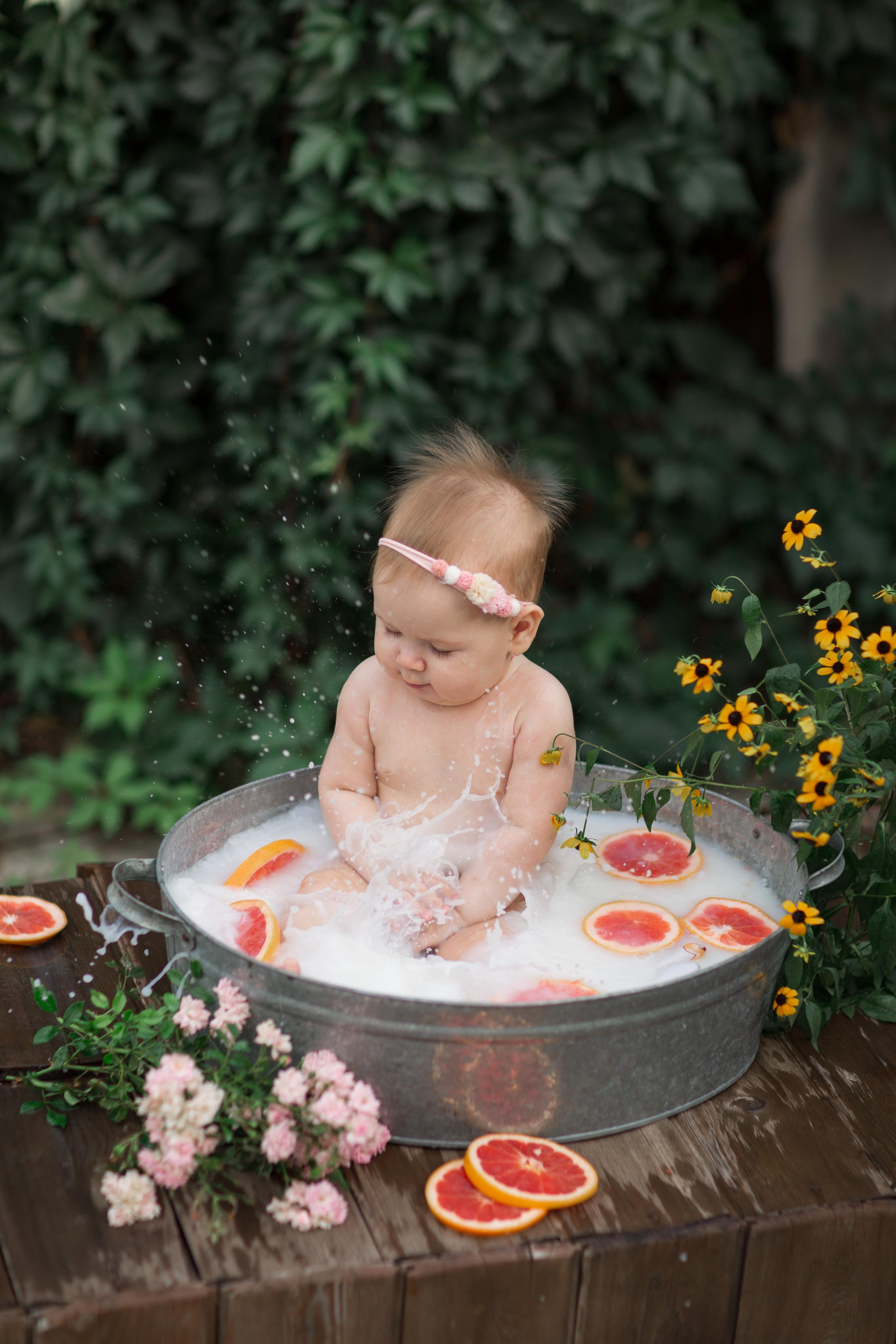 8 месяцев Василисы. Семейный и женский фотограф в Волгограде Екатерина Гулей