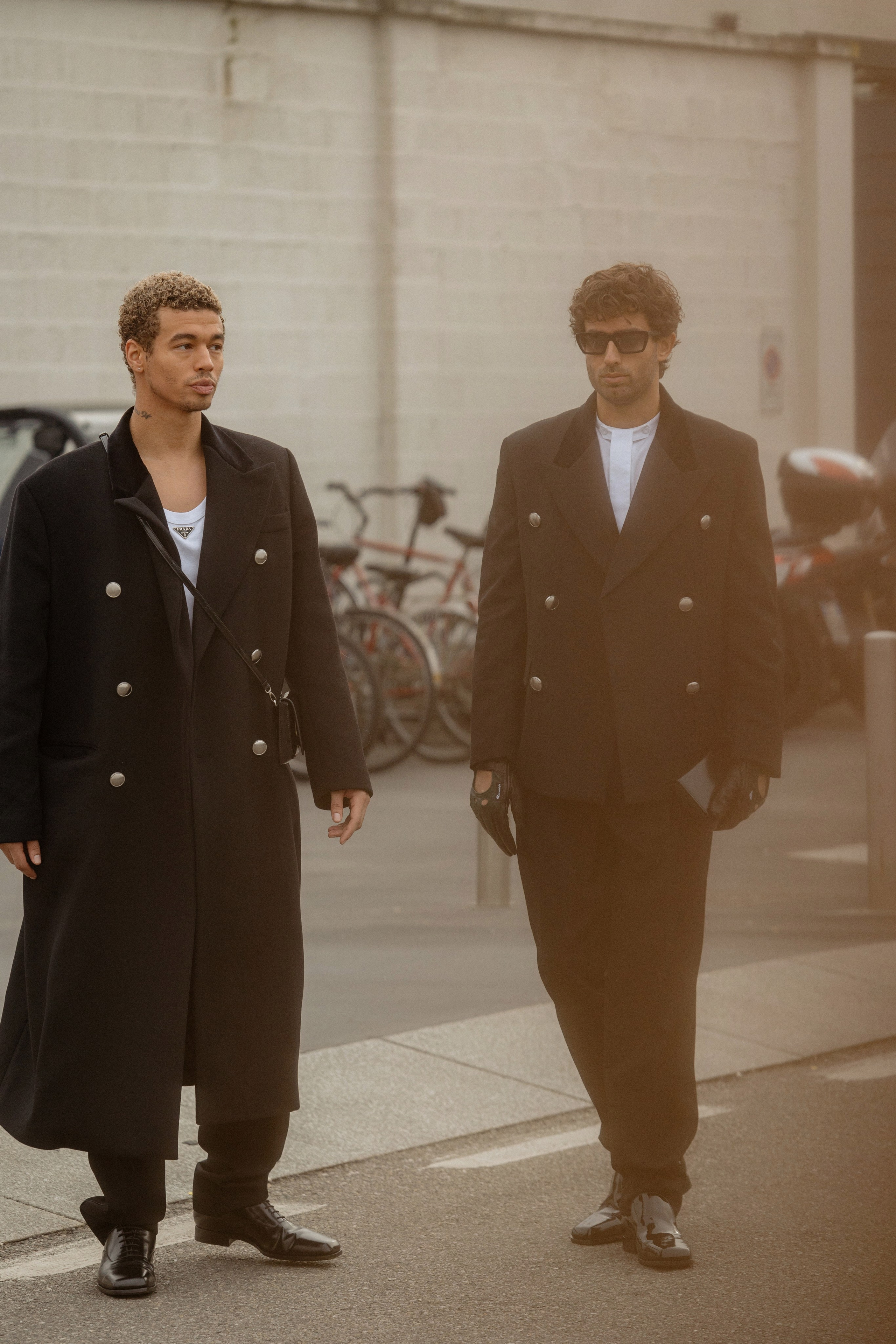 Milan Mens fashion week FW 24/25 PRADA. Photographer in Milan Ivan Goncharov