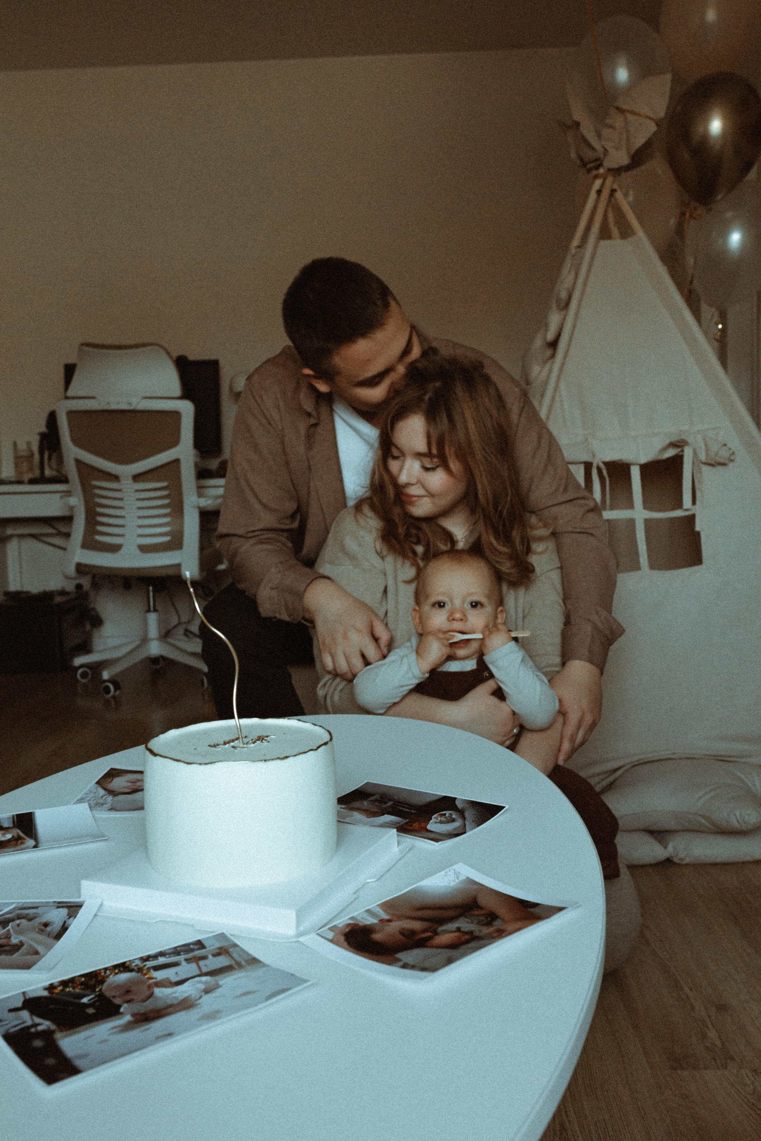 Годовасие Мишеньки. Семейный фотограф в Москве и Люберцах Юлия Гуськова