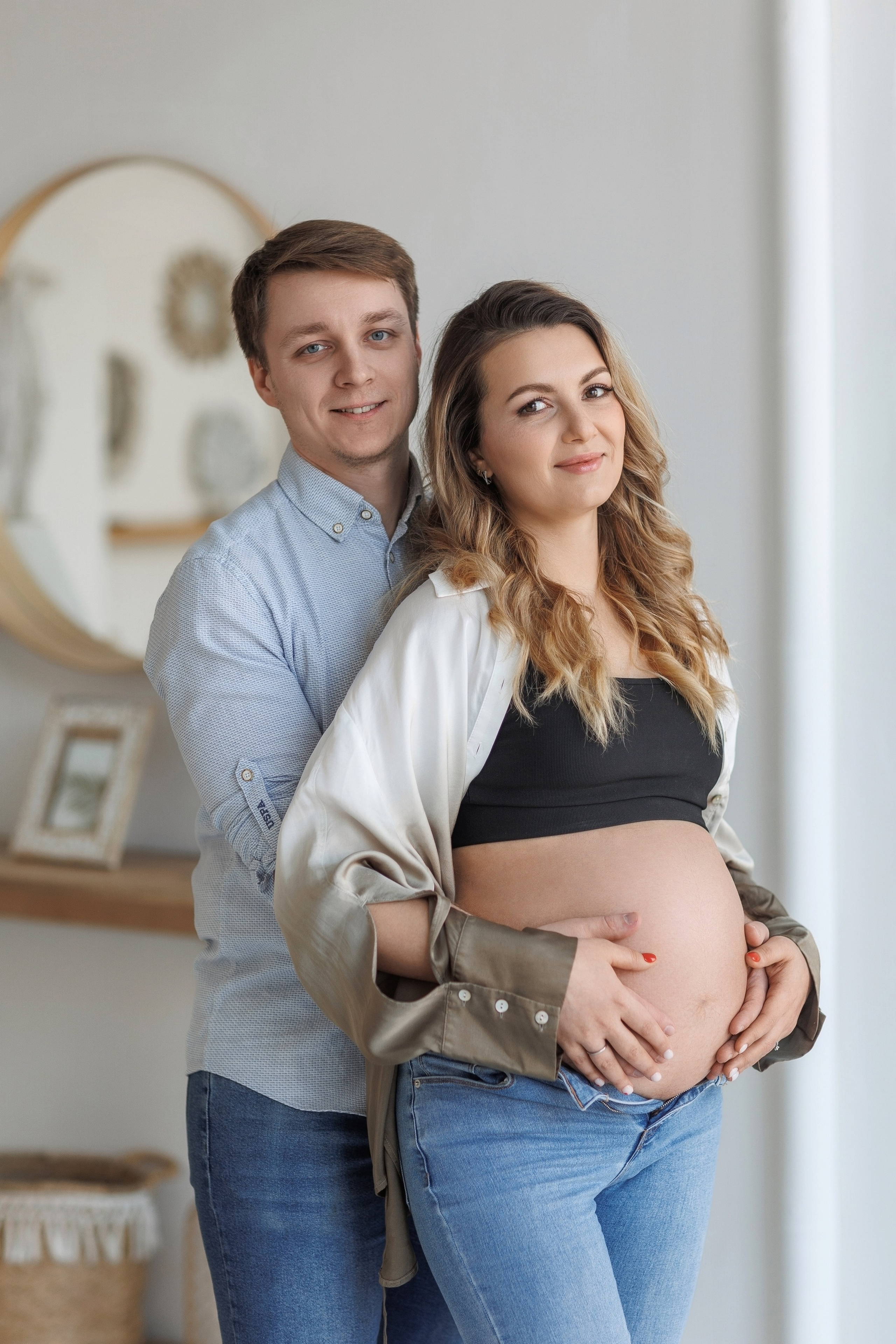 Фотосессия беременности. Фотосессии в фотостудии Мимика Москва