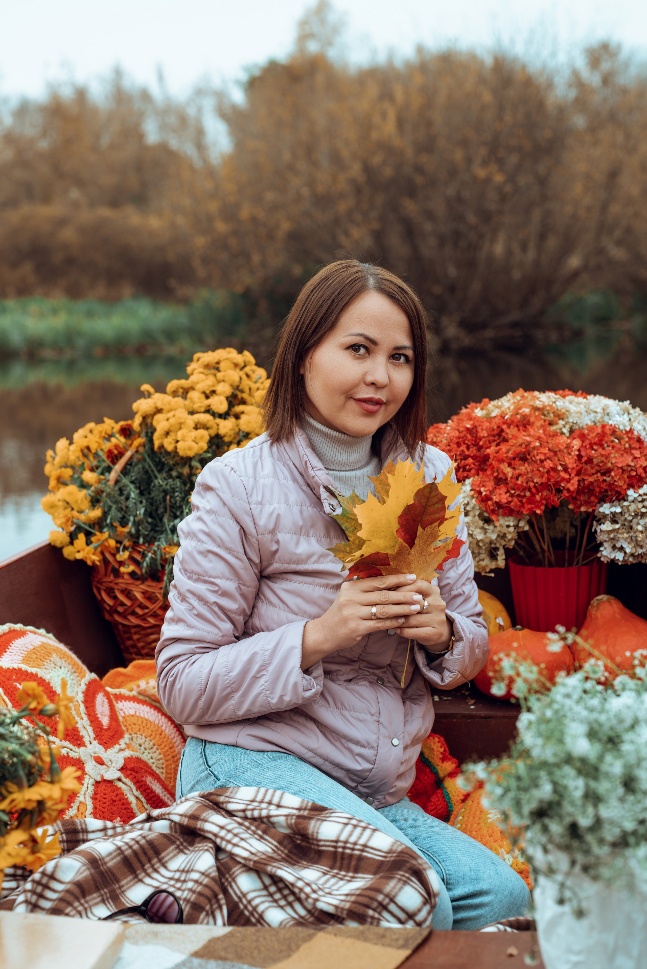 Фотопроект с осенней лодкой. Фотограф в городе Салават