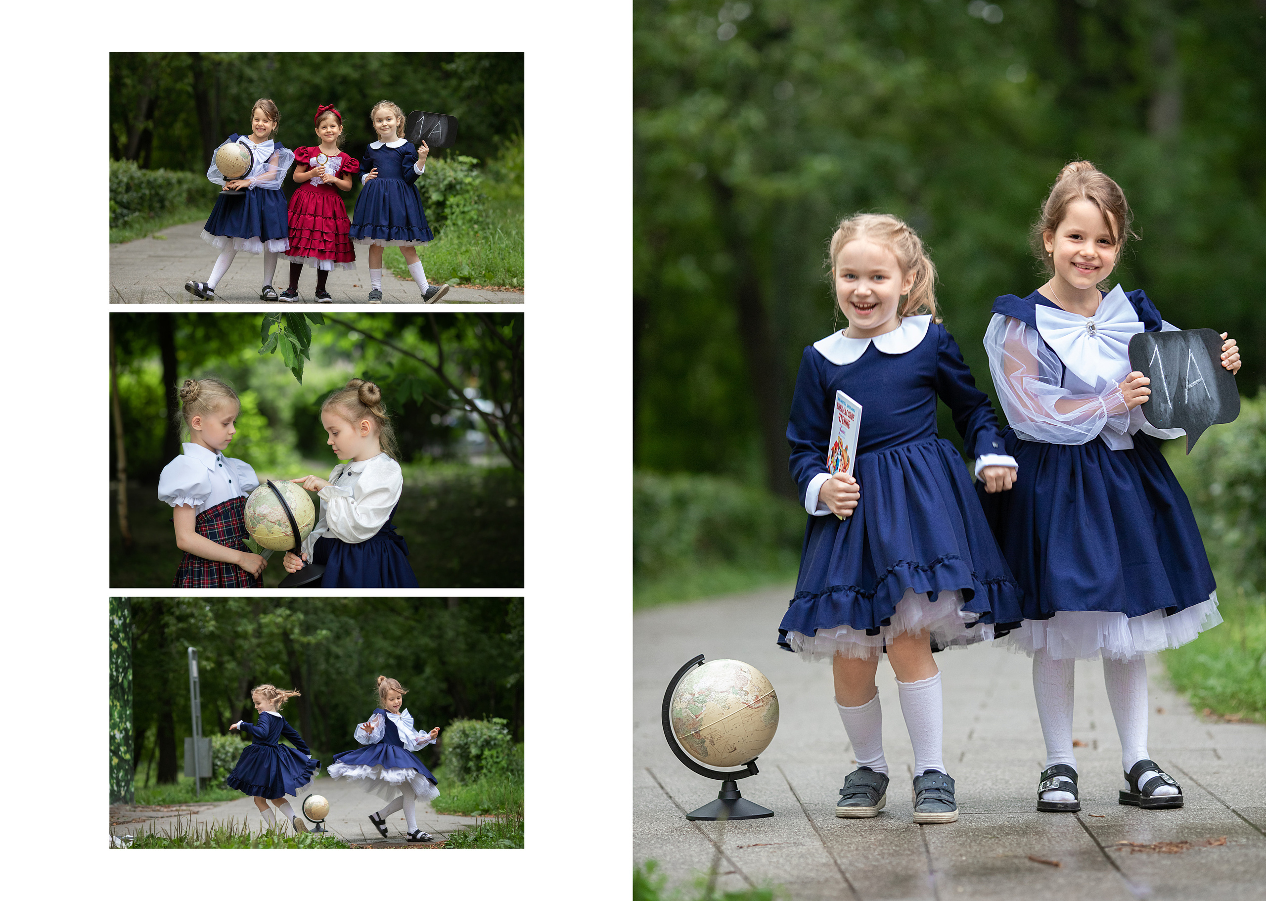 Индивидуальный альбом Акварель. Выпускные альбомы для школ и детских садов — фотокниги и виньетки