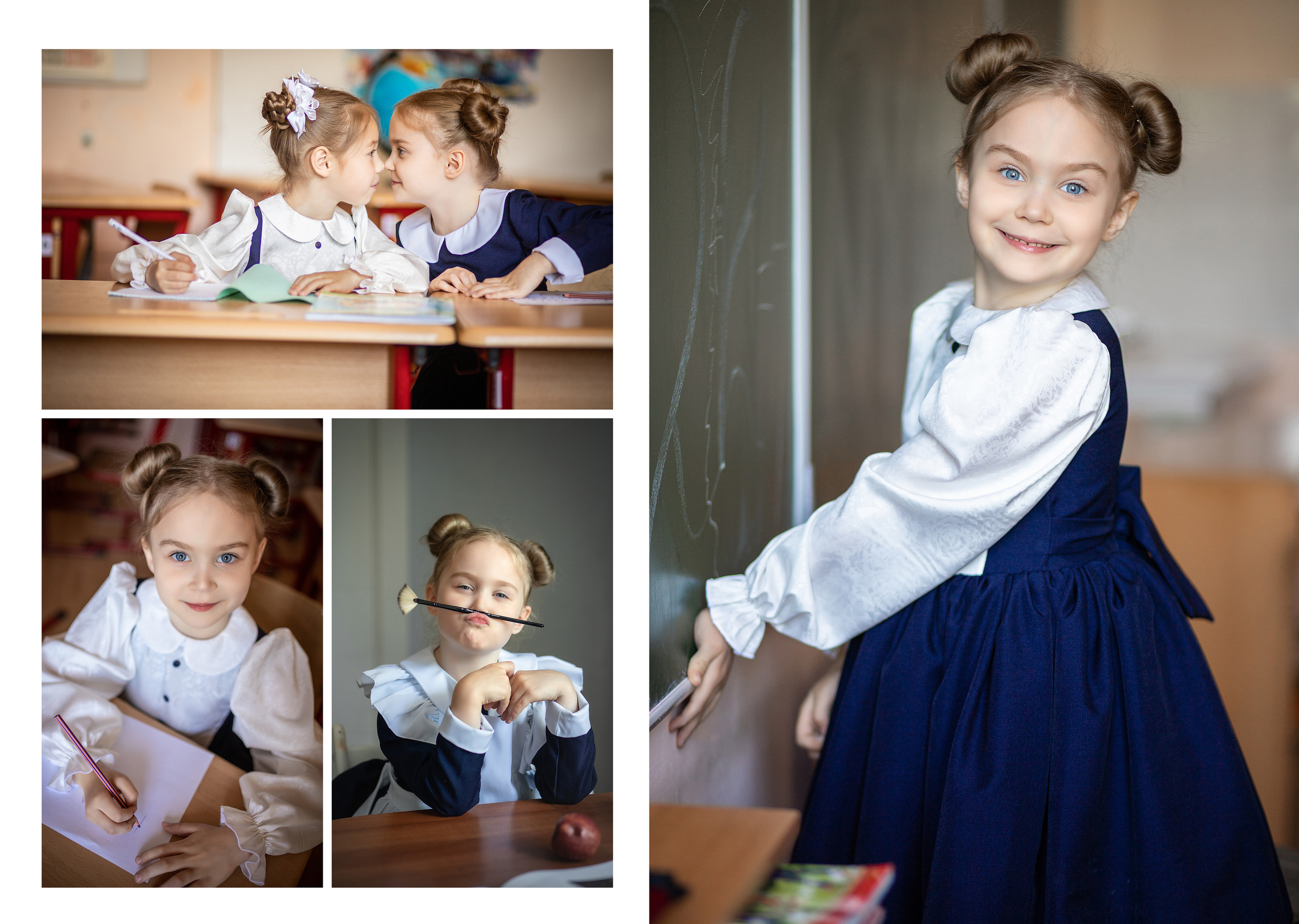 Индивидуальный альбом Акварель. Выпускные альбомы для школ и детских садов — фотокниги и виньетки