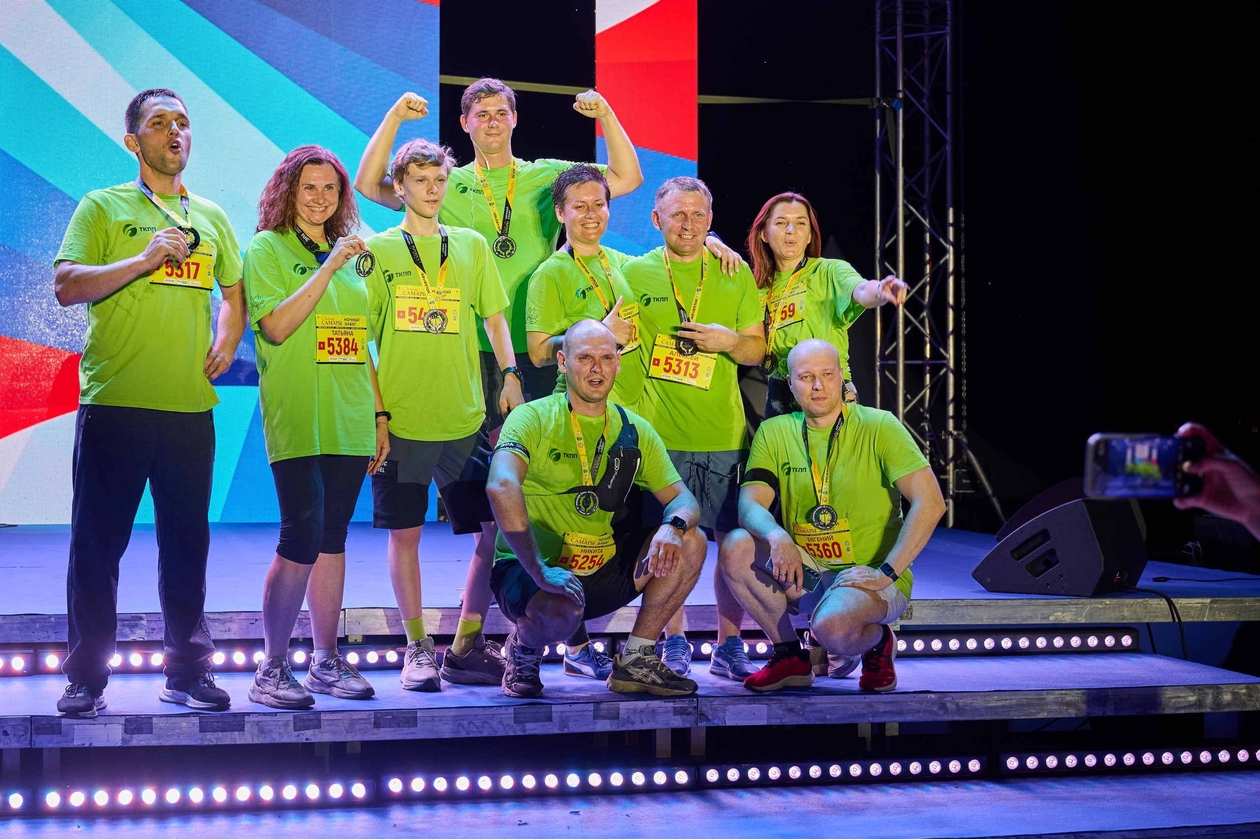 Огни Самары (ночной забег). Фотограф в Самаре