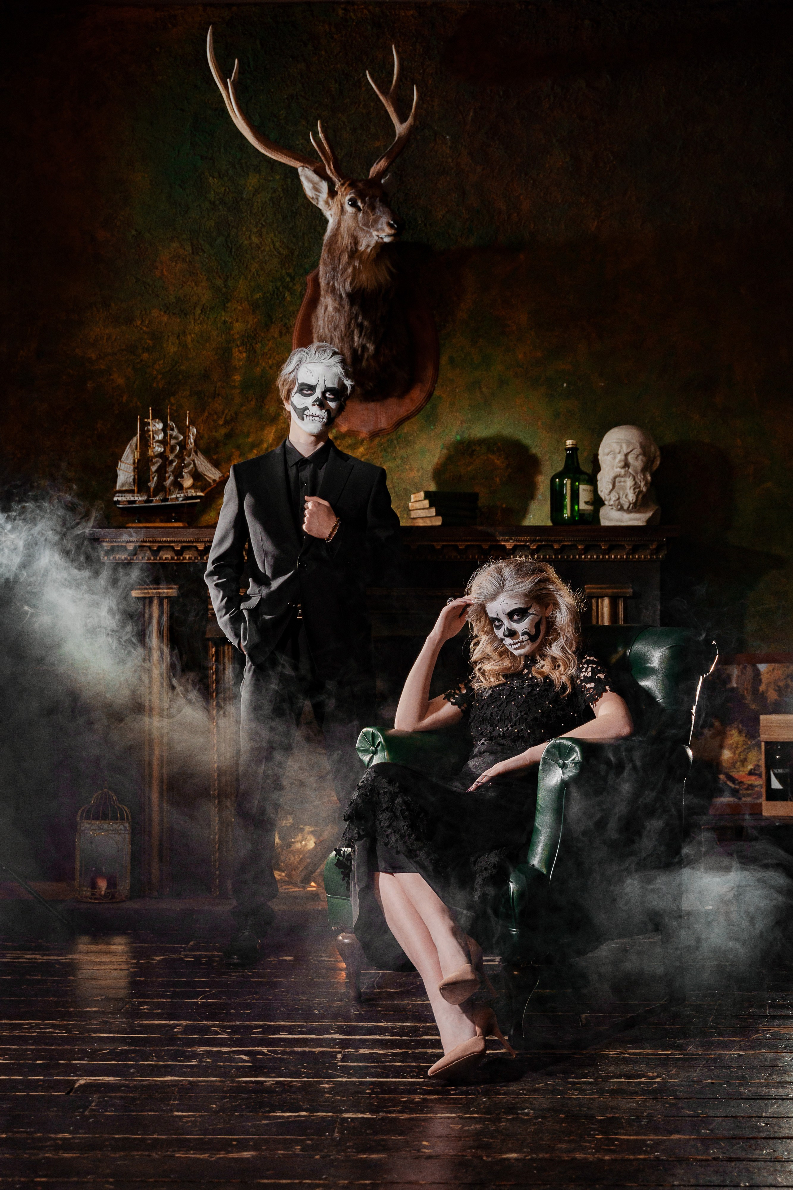 Лав стори фотосессия на Helloween в Москве