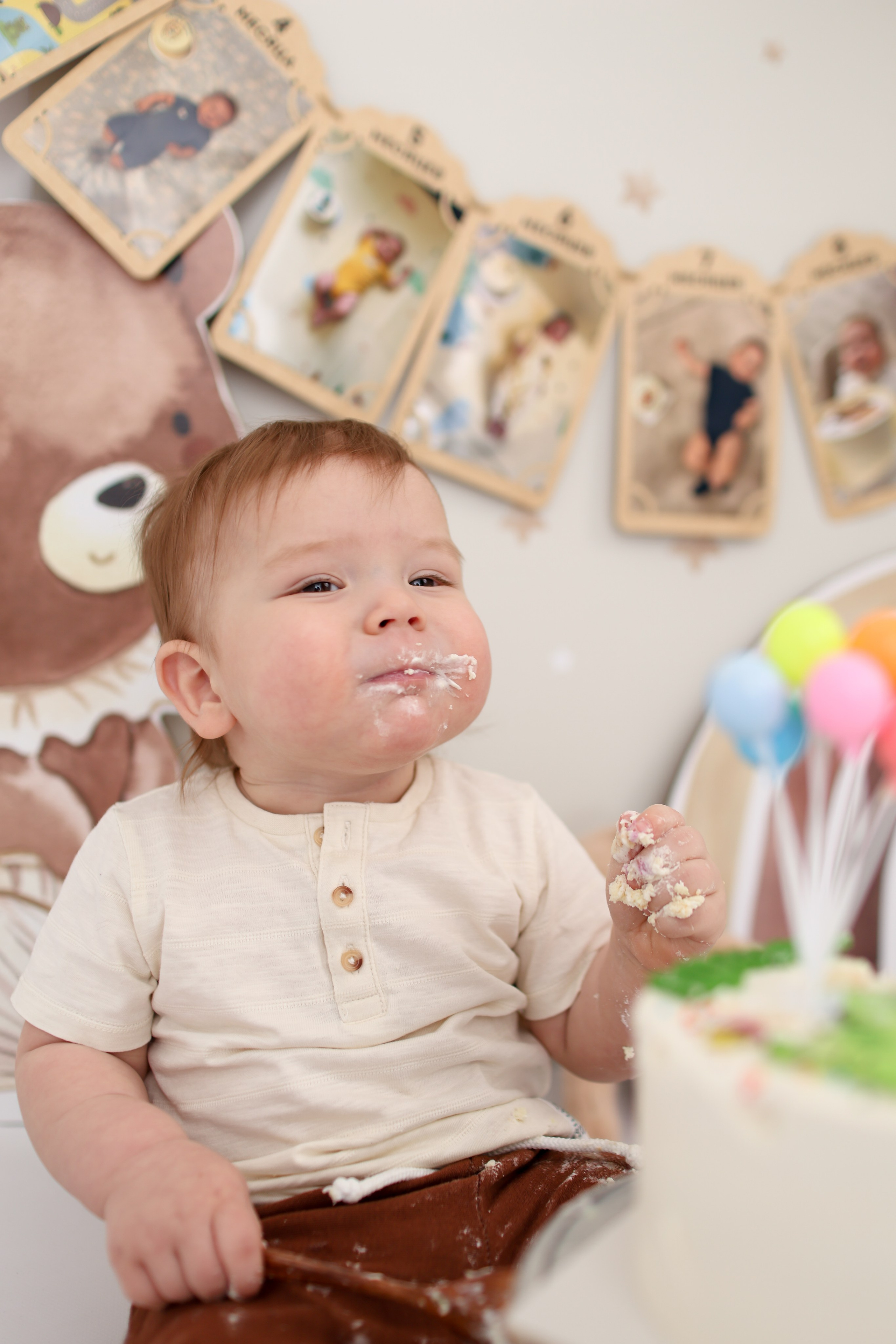 Годовасики. Нина Зеленева фотограф новорожденных