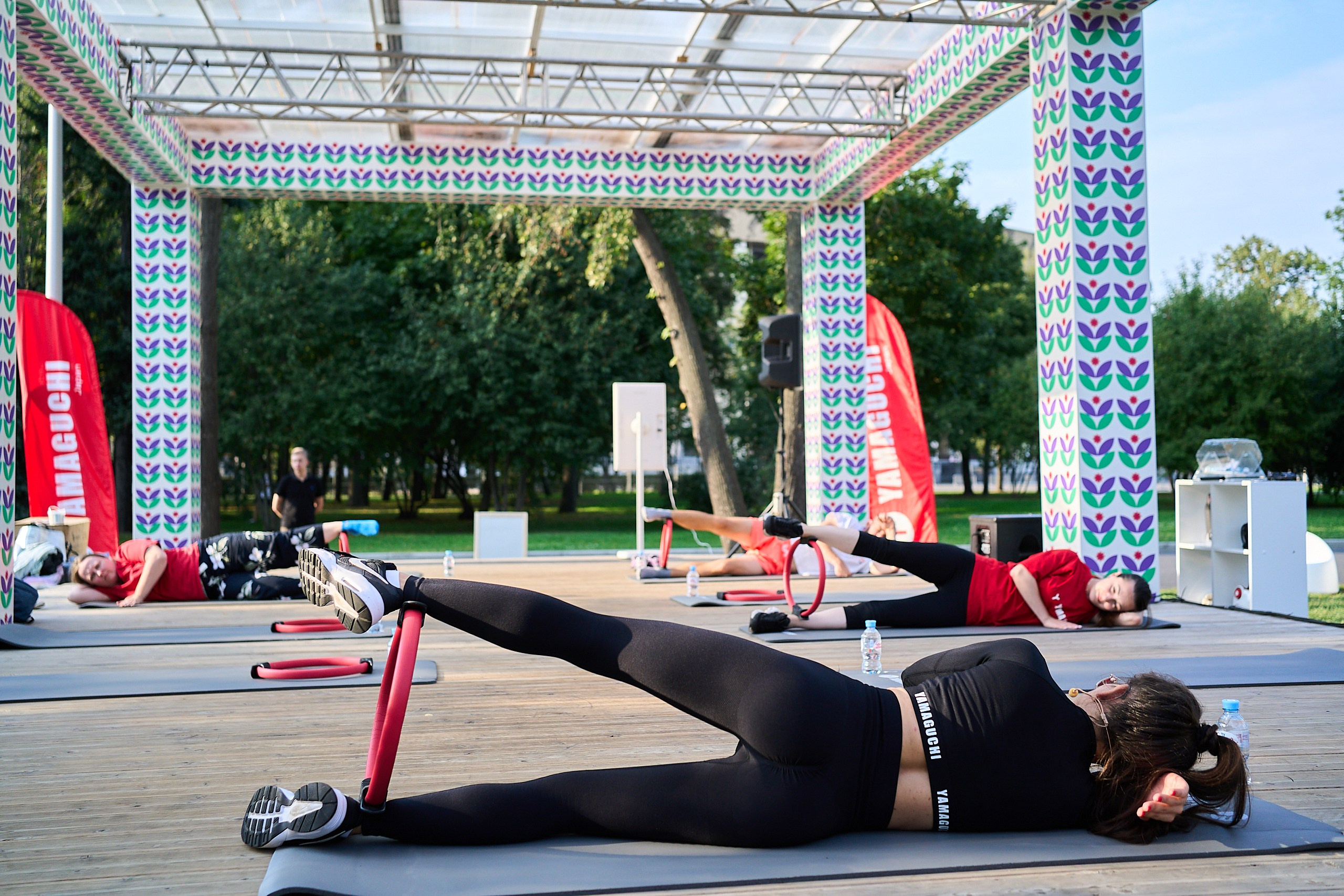 Yamaguchi / открытая тренировка «в стиле Пилатес». Фотограф и Видеограф в Москве. Олег Корушев