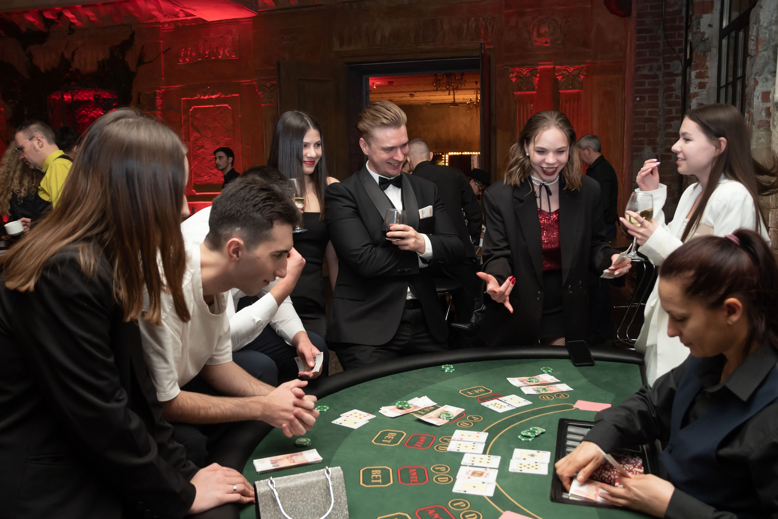 В казино. Event photographer from Moscow