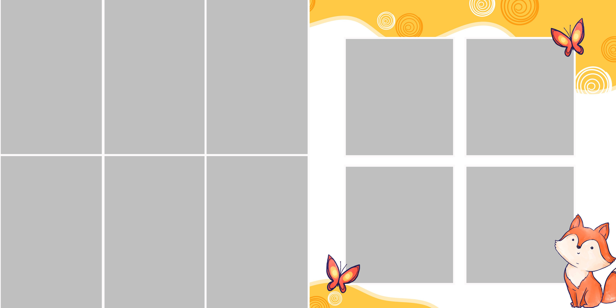 Шаблон фотокниги «Fox»