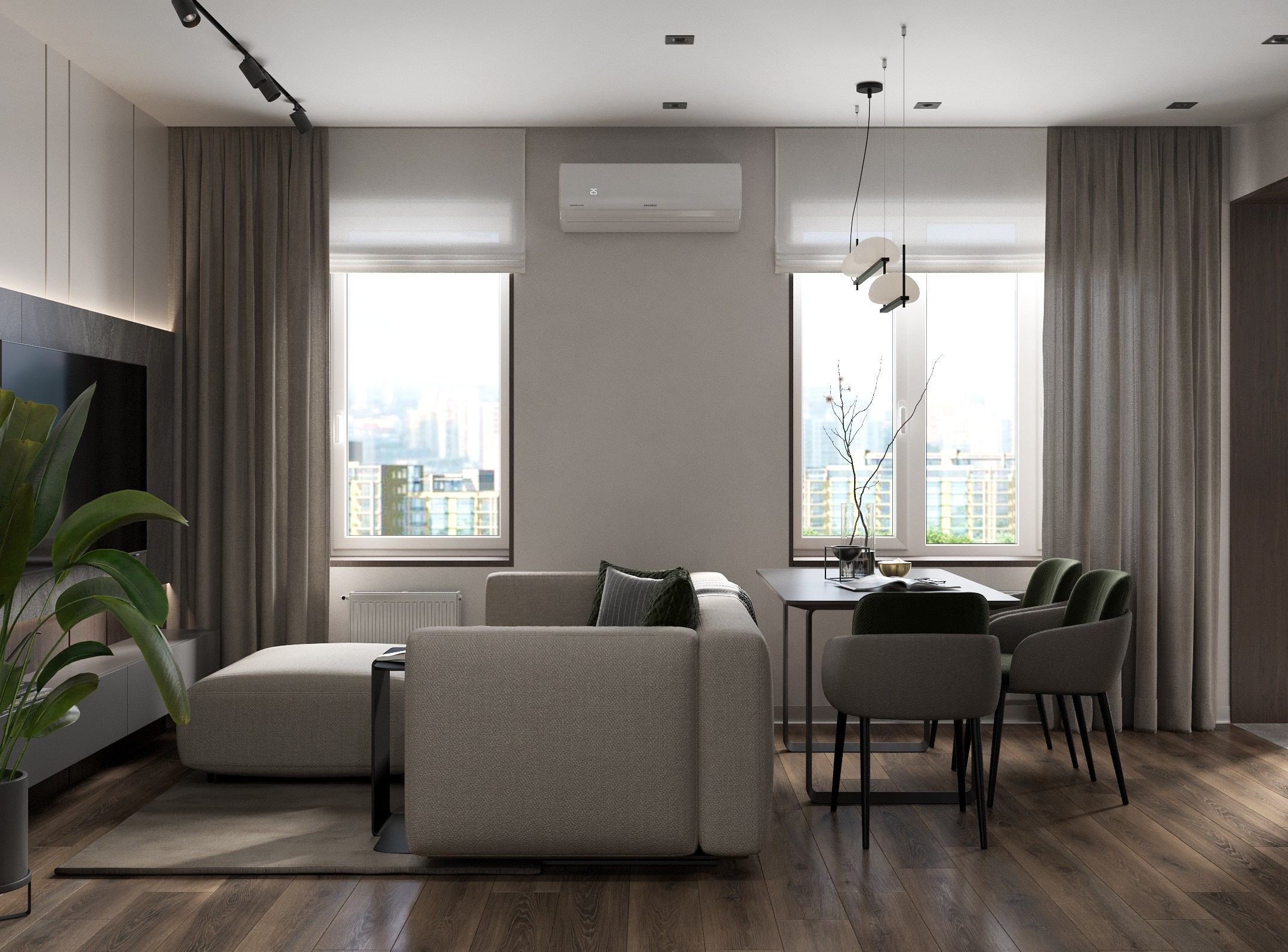 Квартира с  характером 70 м². Дизайнер интерьера г. Ульяновск