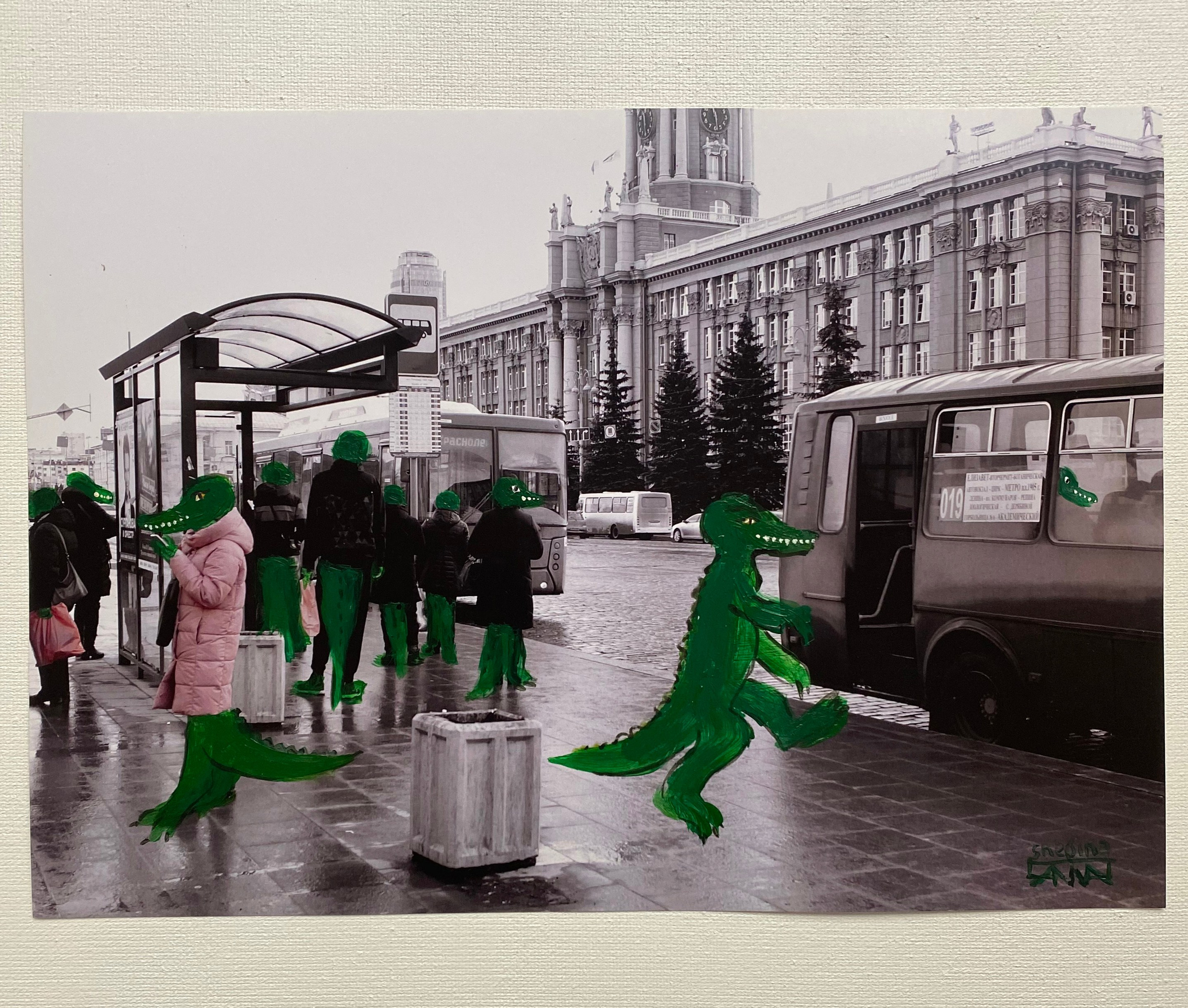 Drawings, collages. Artist Anna Snegina Художница Анна Снегина