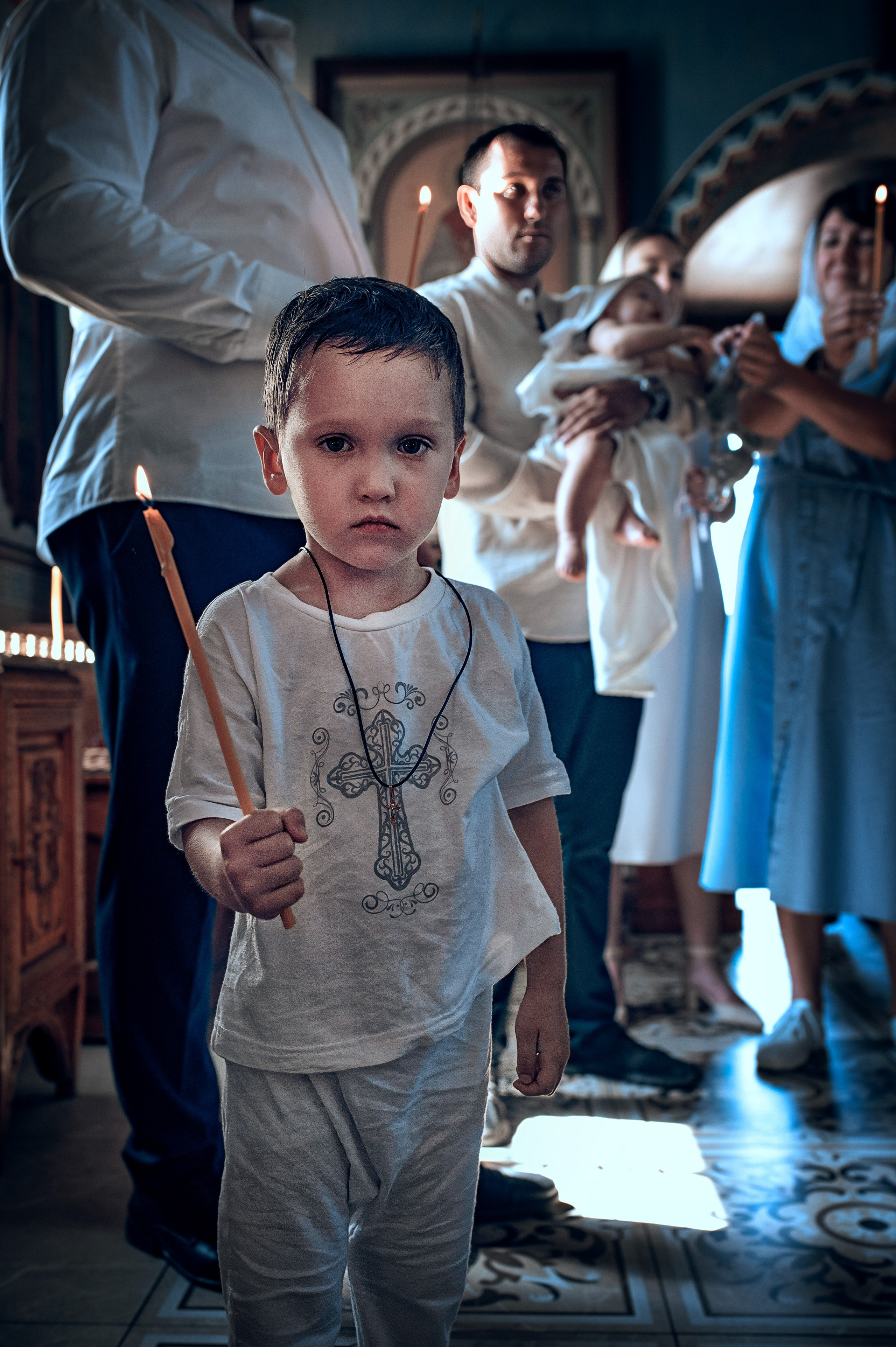 Съемка таинства крещения в Красноярске. Фотографы крещения/венчания  Красноярск Татьяна и Вячеслав Переваловы