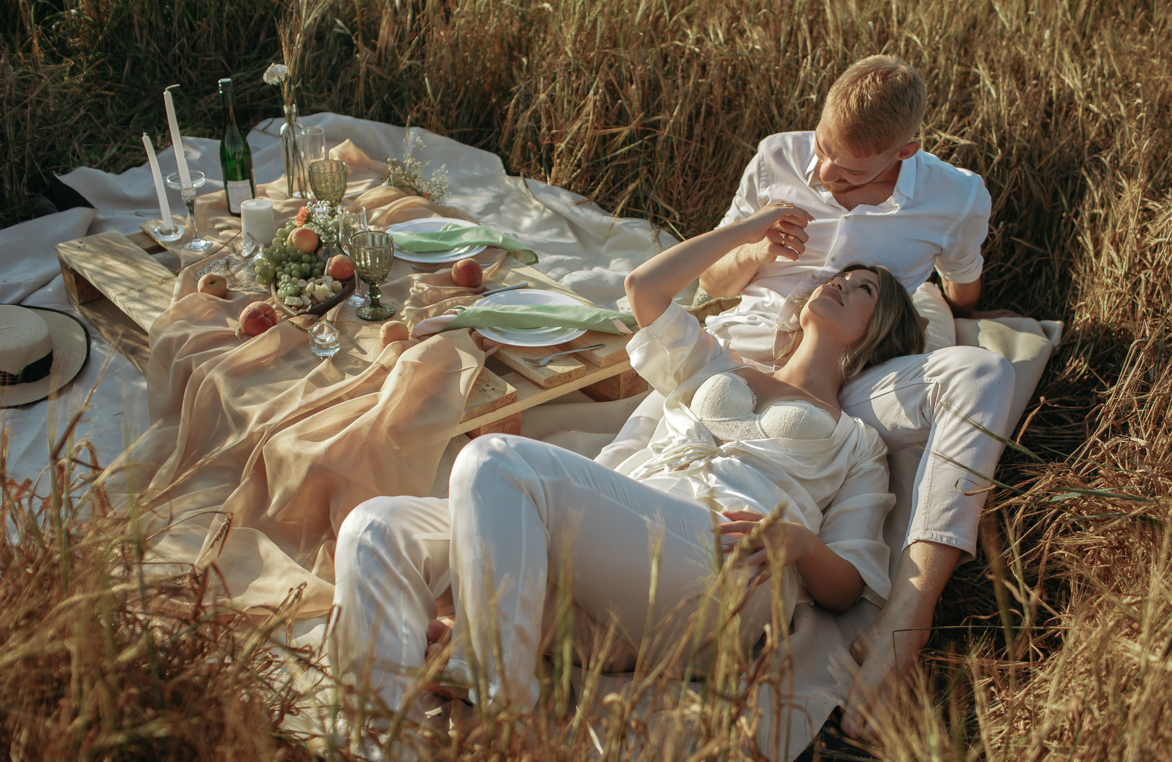 Morning in the field. Свадебный семейный женский фотограф в Санкт-Петербурге Ксения Жультэ
