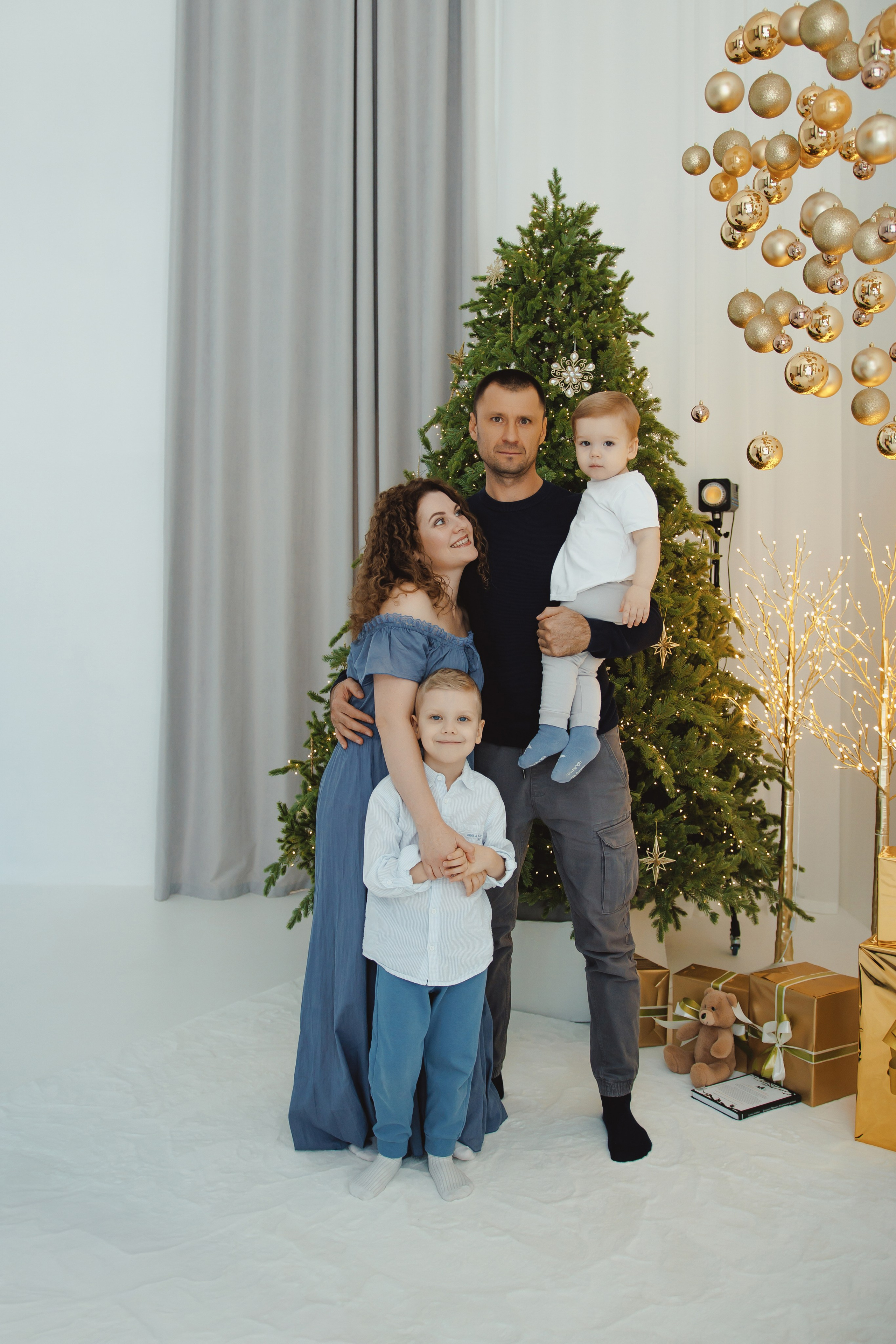 Семейная новогодняя. Диана фотограф в Краснодаре