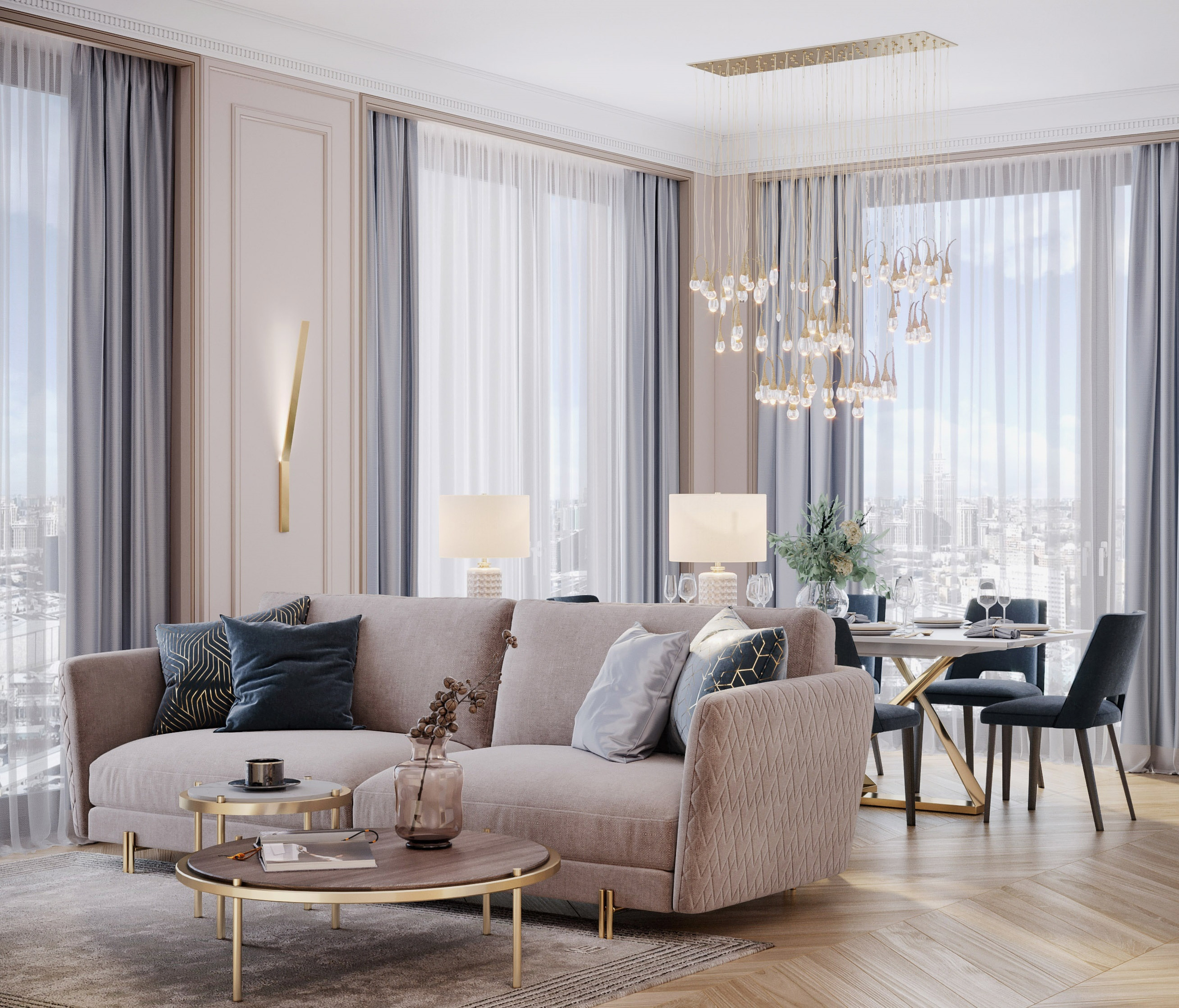 ЖК Прайм парк. Дизайн интерьера в Москве