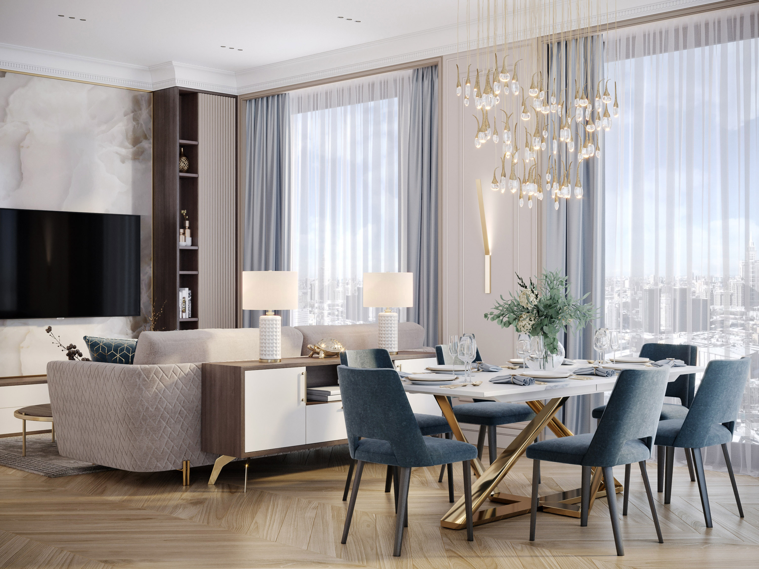 ЖК Прайм парк. Дизайн интерьера в Москве