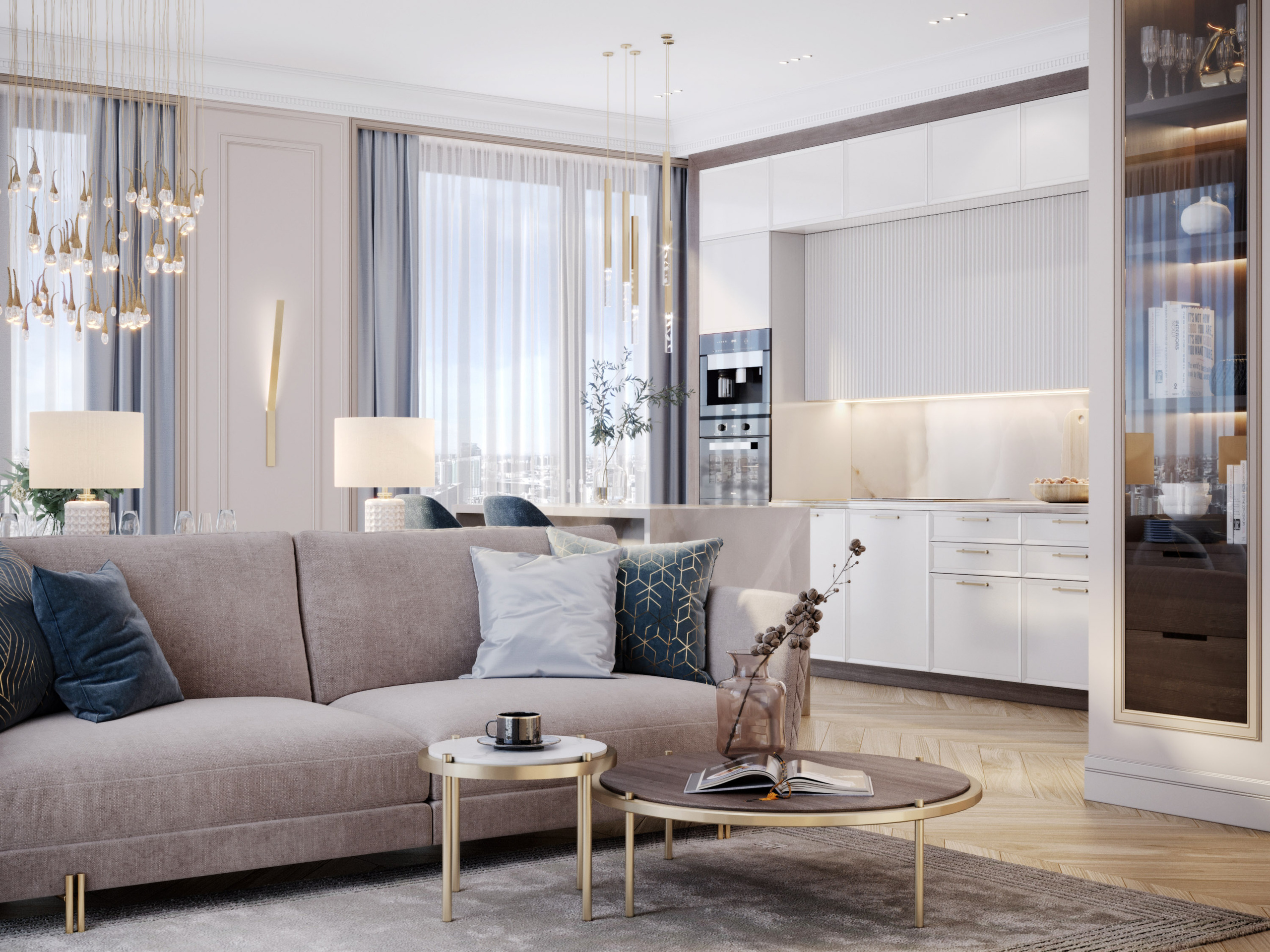 ЖК Прайм парк. Дизайн интерьера в Москве