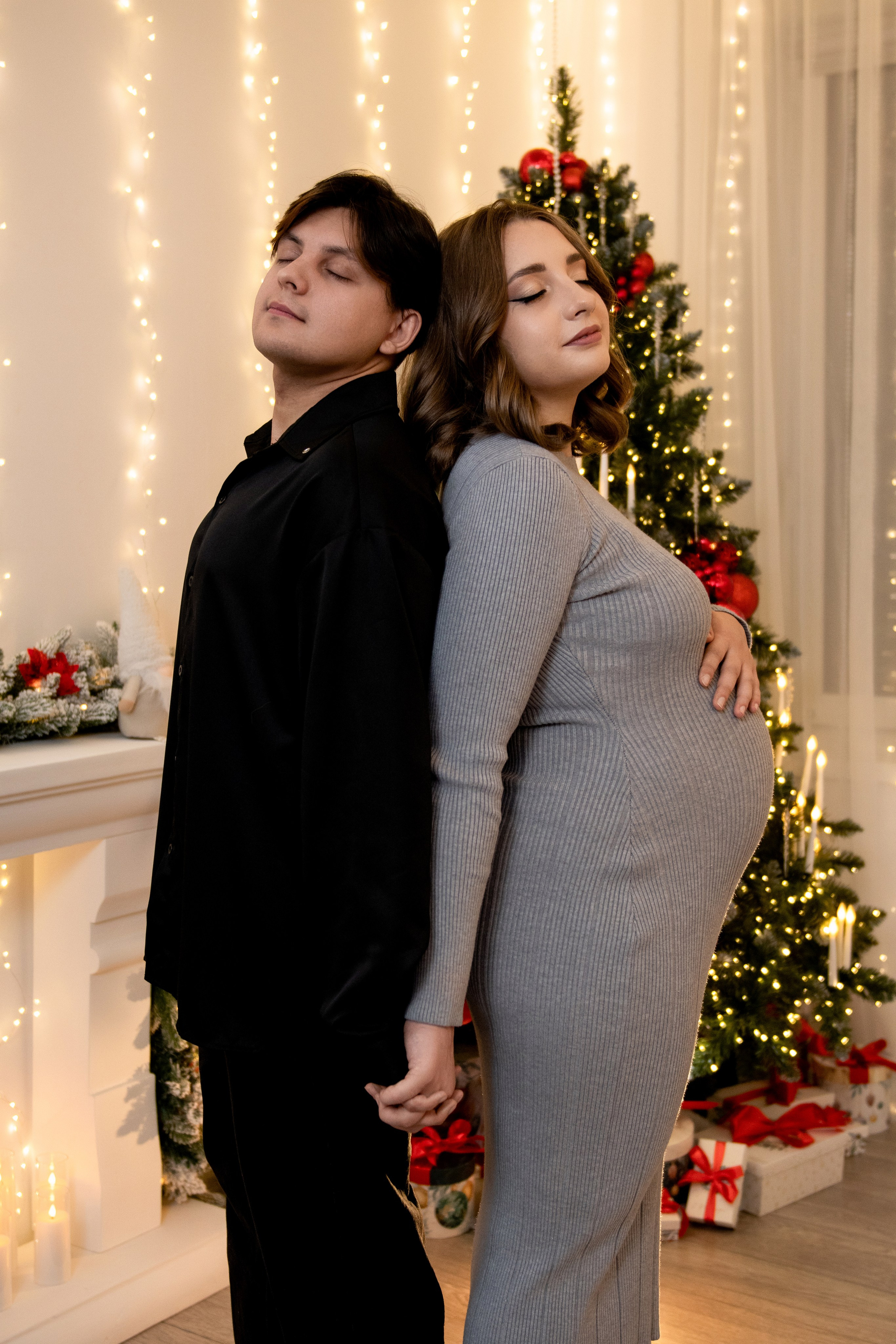 Семейная новогодняя фотосессия. Семейный фотограф в Озёрах и Коломне