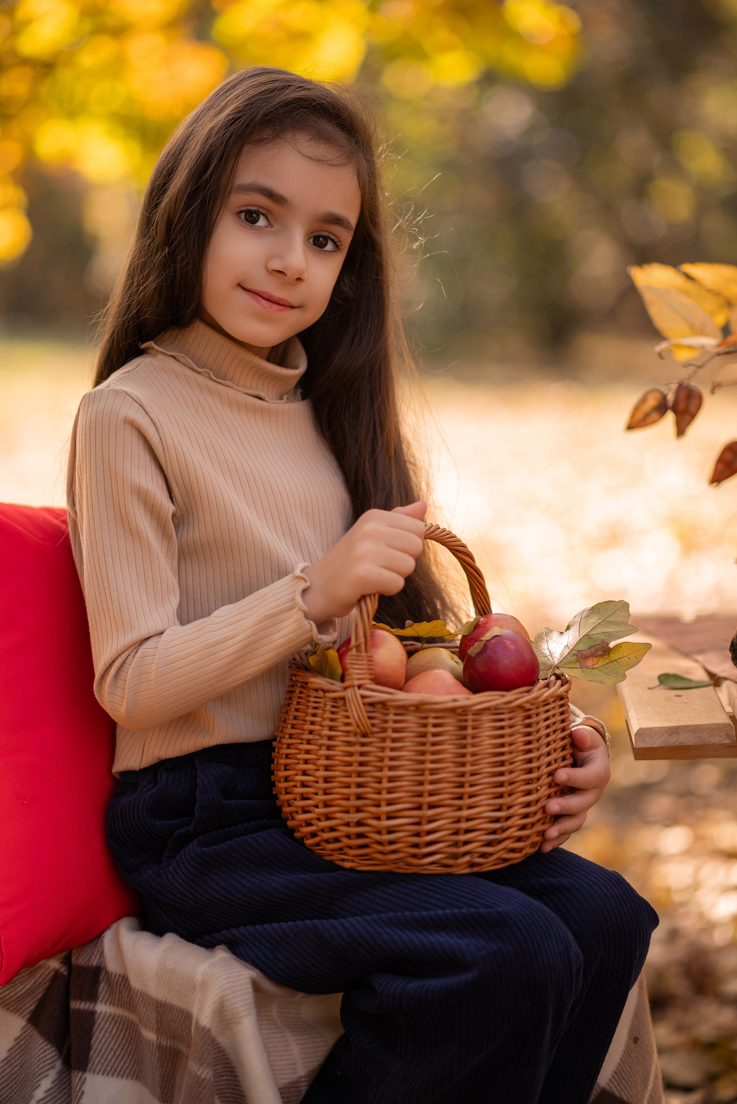 Осенние съемки на улице. Семейный фотограф в Краснодаре