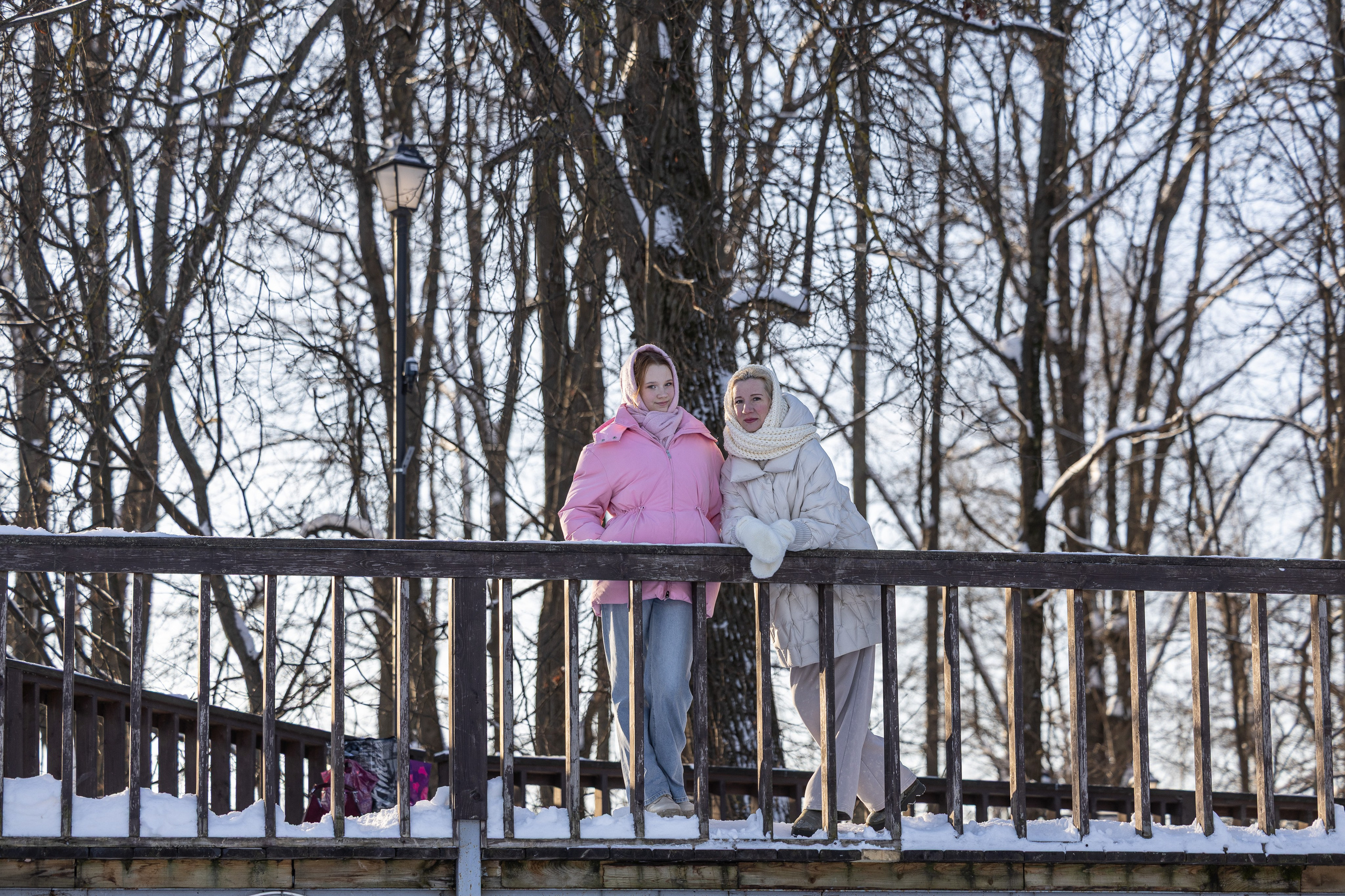 Олеся. Зимний фотосет. Фотограф Владимир Охрименко