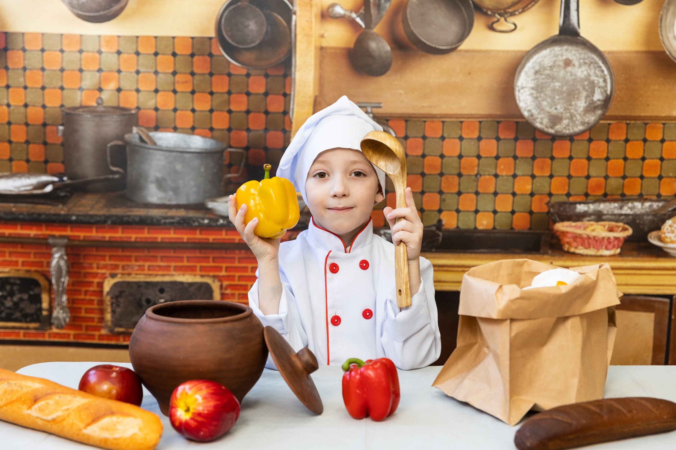 Тематическая «Поварята». Семейный, детский, школьный фотограф в Благовещенске Яна Белоусова