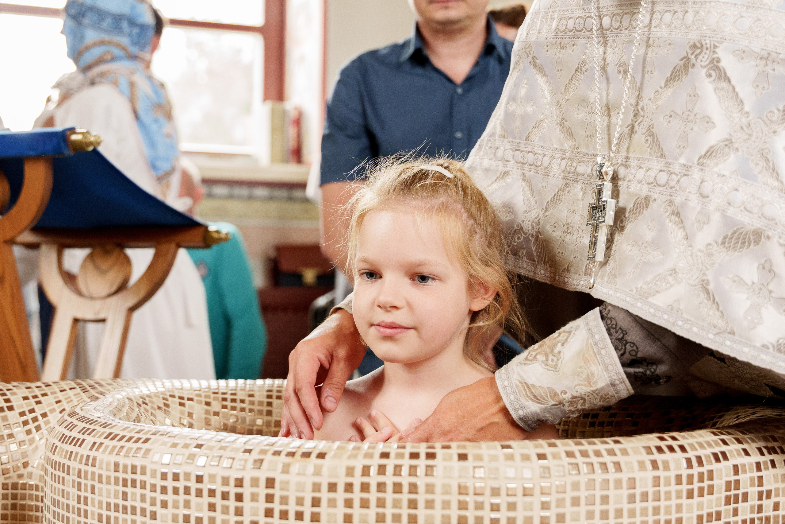 Крещение Полины. Фотограф Юлия Попова