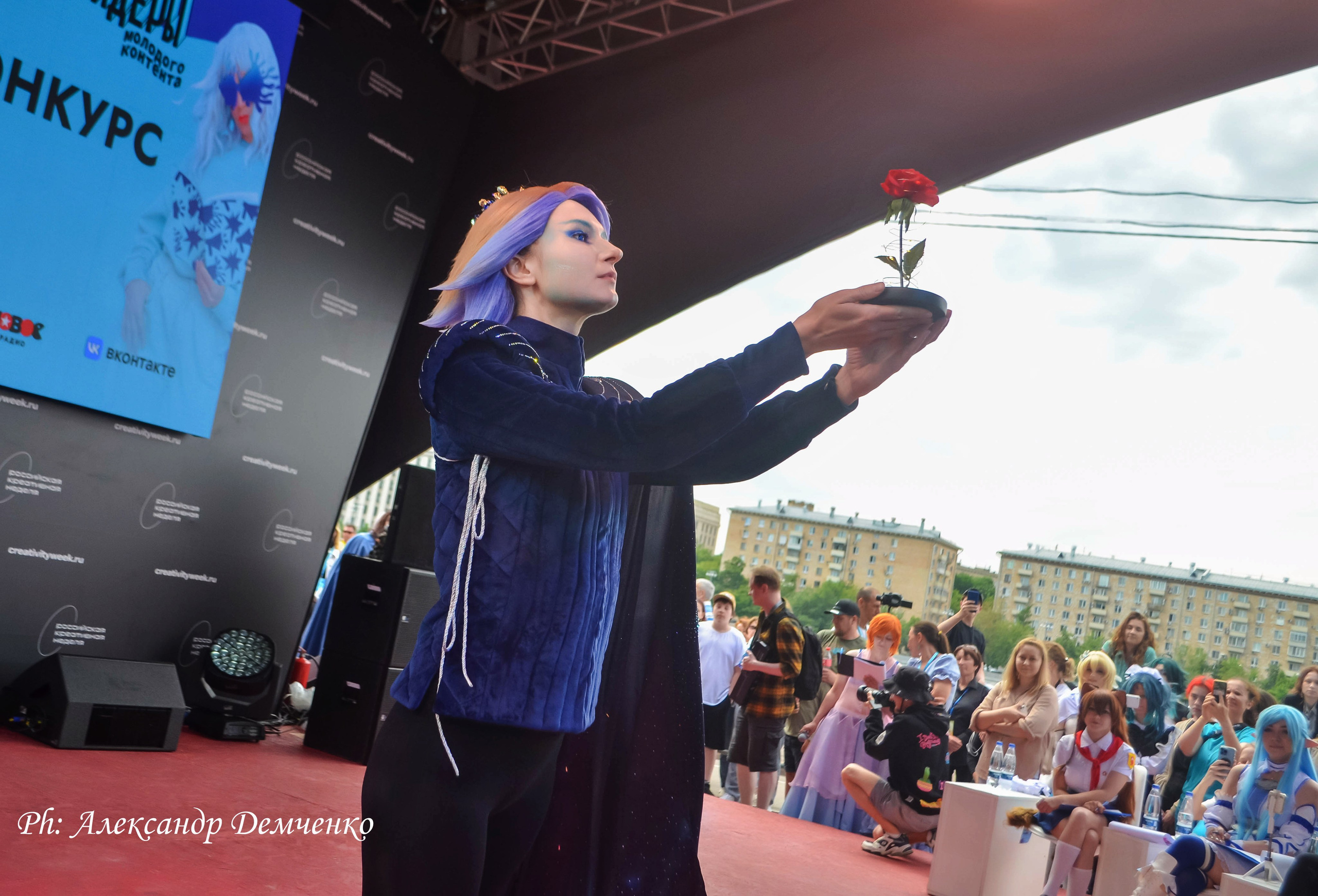 Фотосессия сцены в Москве на разных репортажных мероприятий