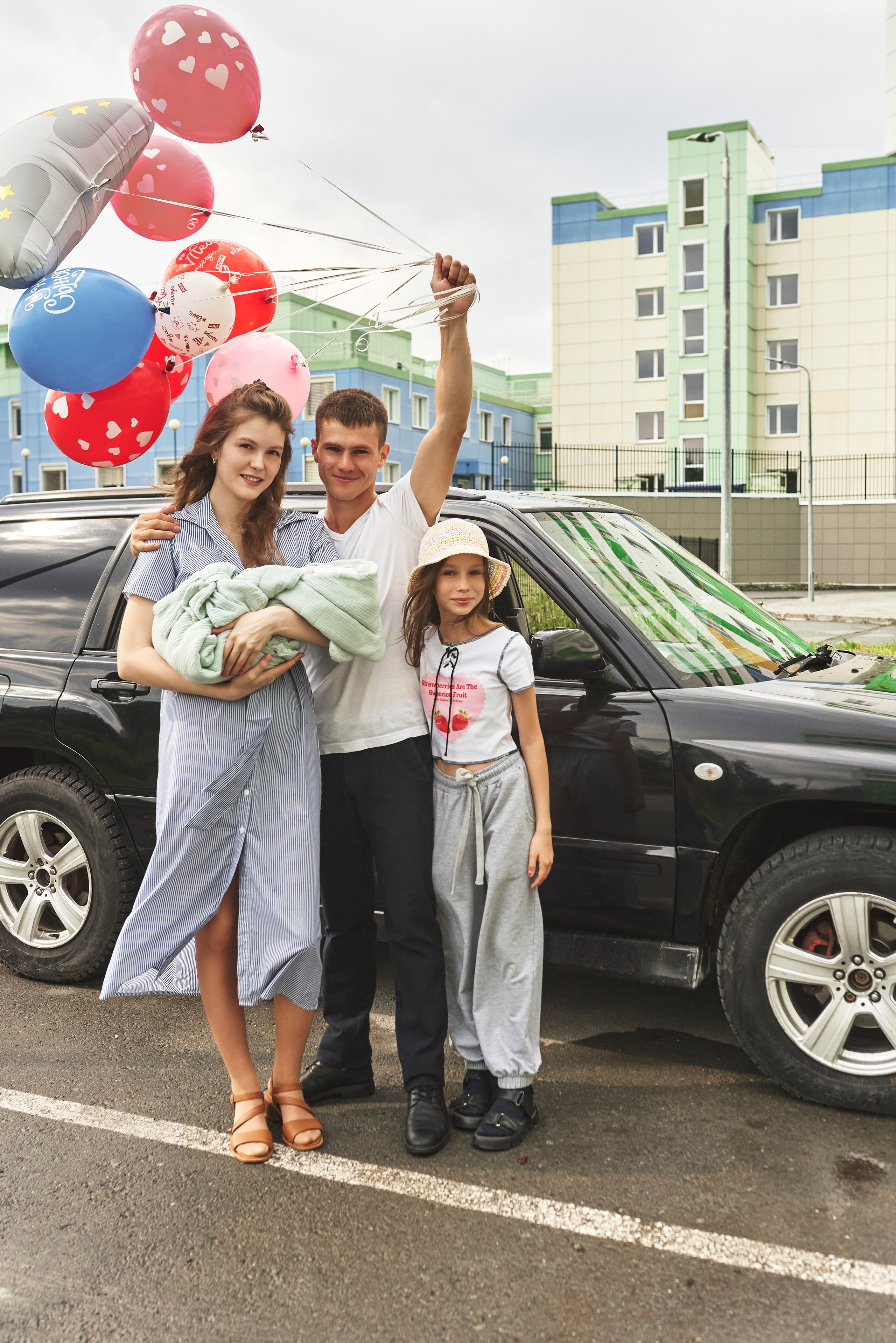 Выписка из роддома Виктории. Фотограф в Новосибирске Анастасия Курто