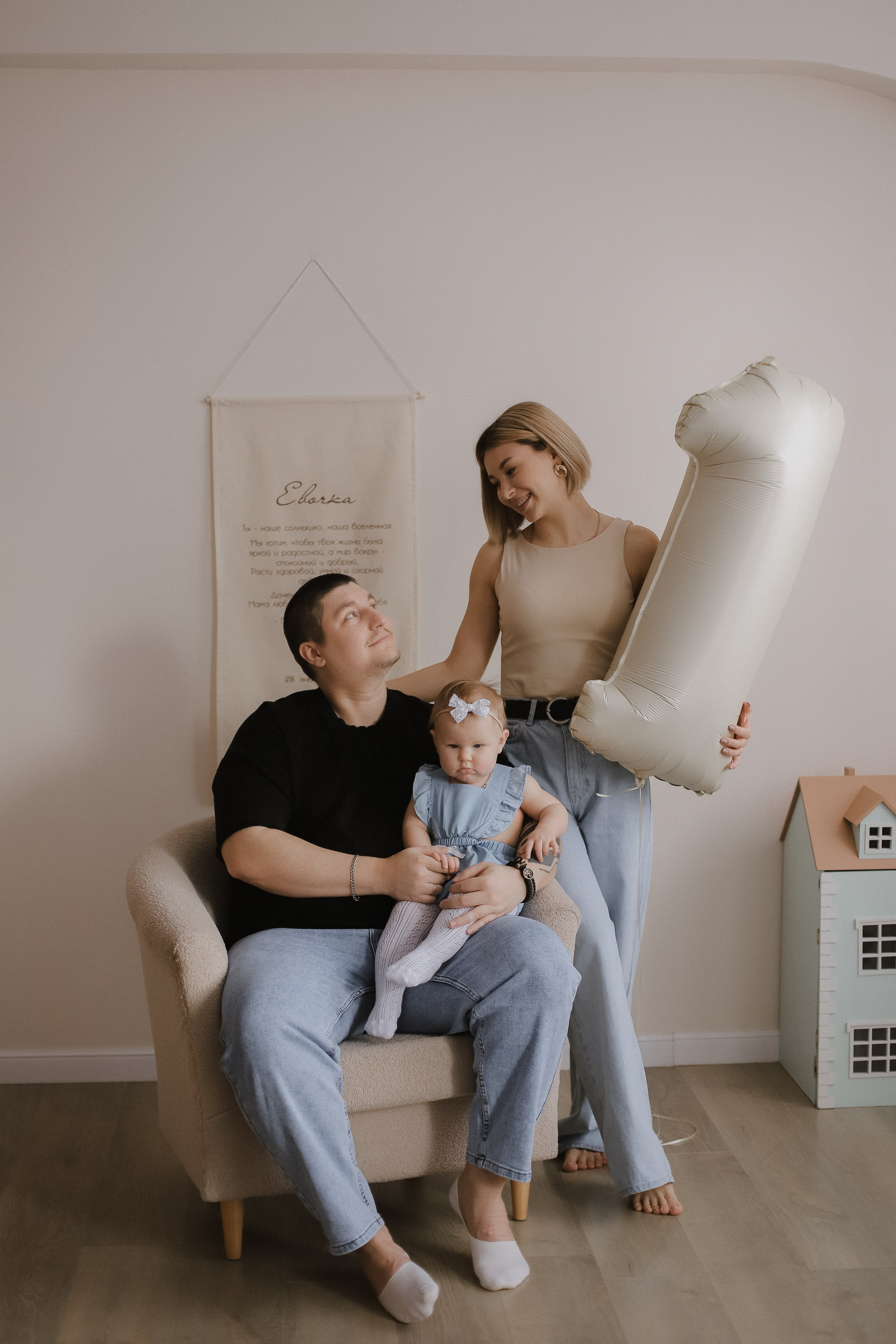 Годик Евангелине. Свадебный, семейный и детский фотограф в Люберцах Зайцева Анастасия