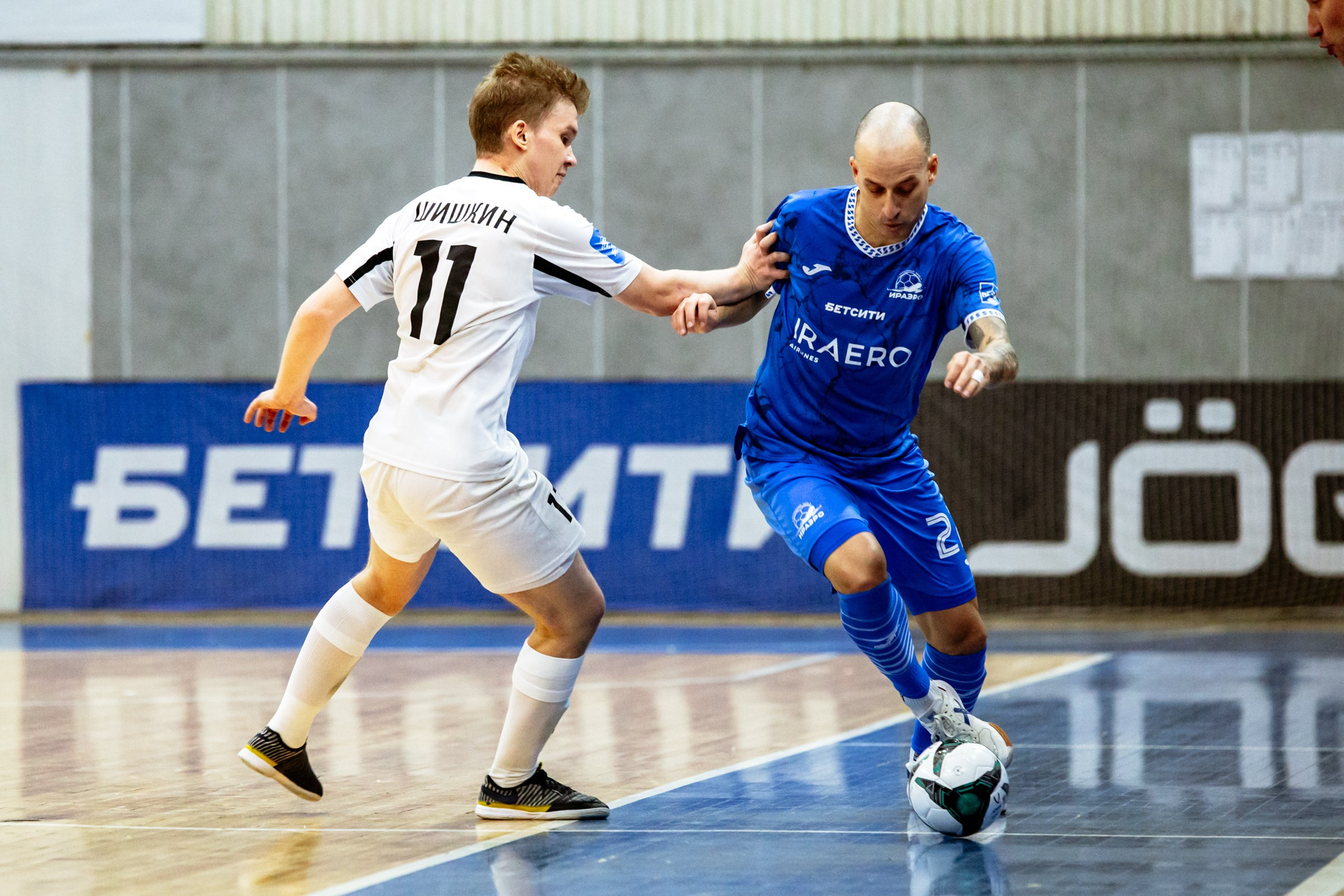 БЕТСИТИ Суперлига по футзалу | ИрАэро — Синара | 11.10.25. Фотограф в Иркутске Евгения Айвазова