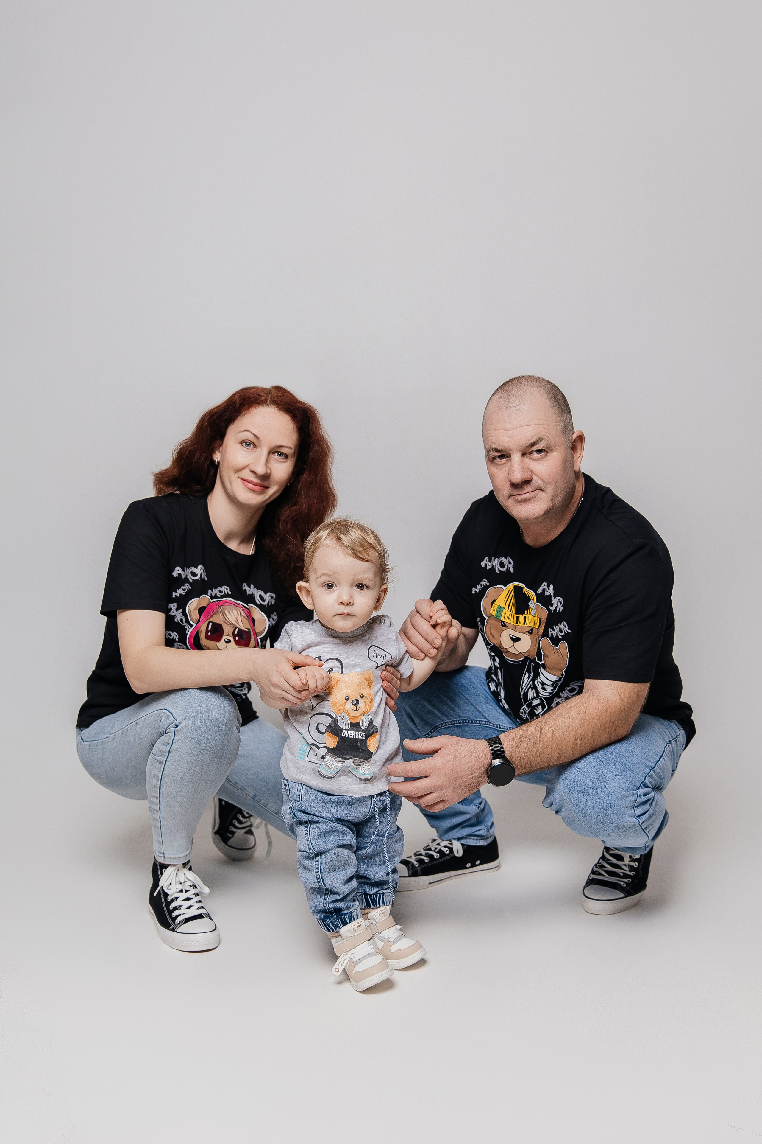 Семейная в студии 2. Семейный и Детский фотограф г. Москва, г. Борисоглебск