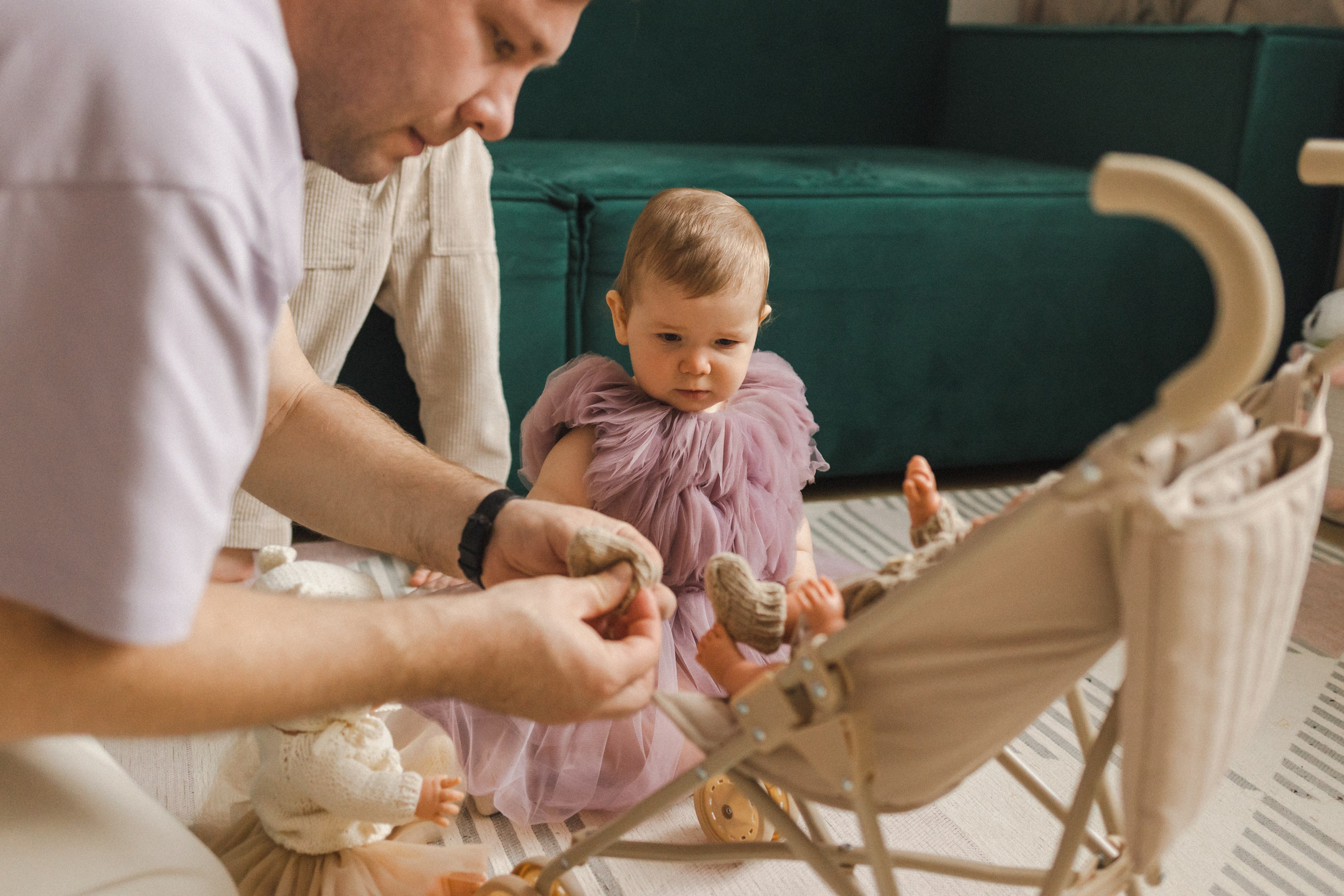 Аглае 1 годик. Семейный фотограф в Москве