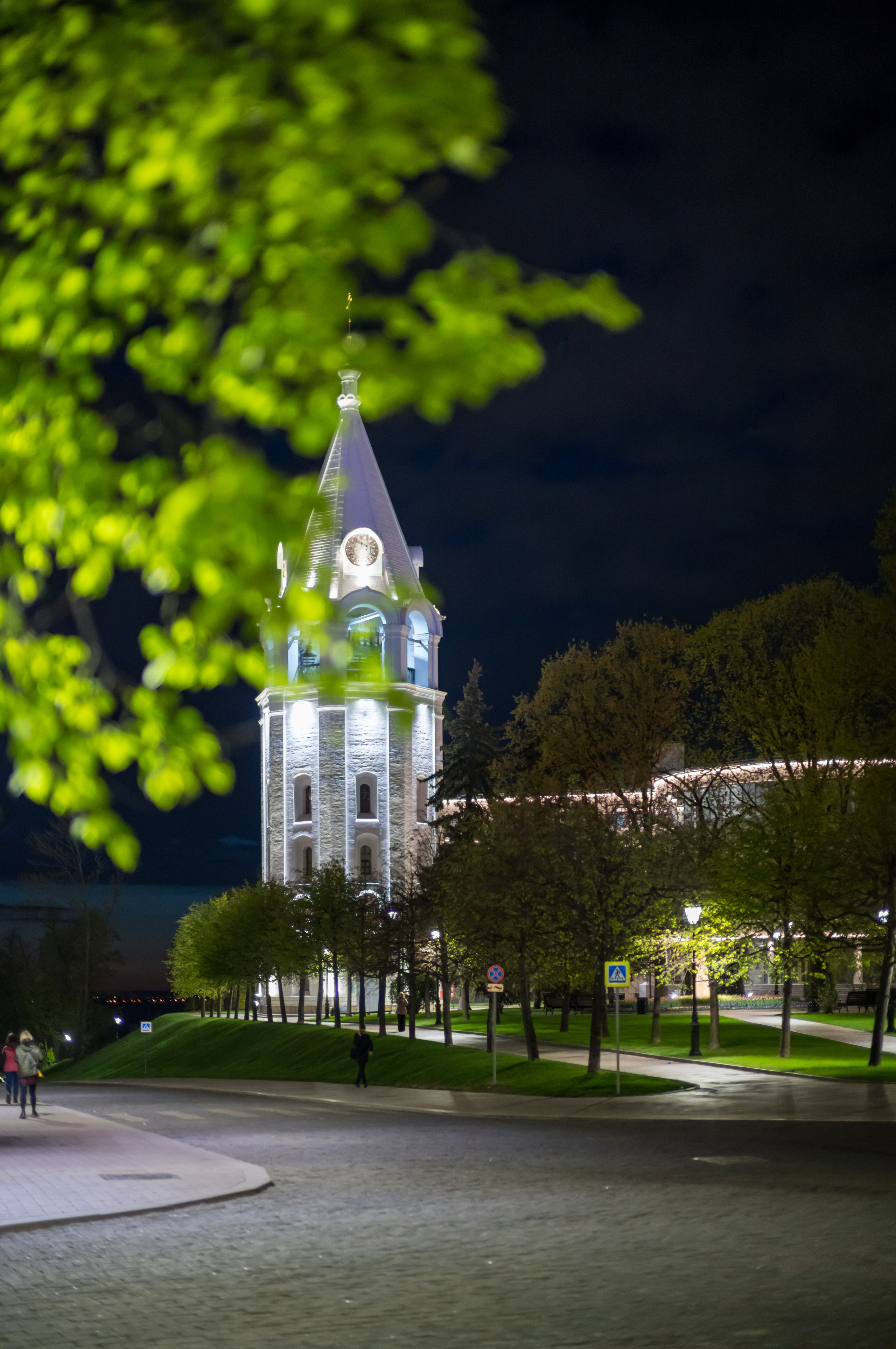 Ночной Кремль в Нижнем Новгороде