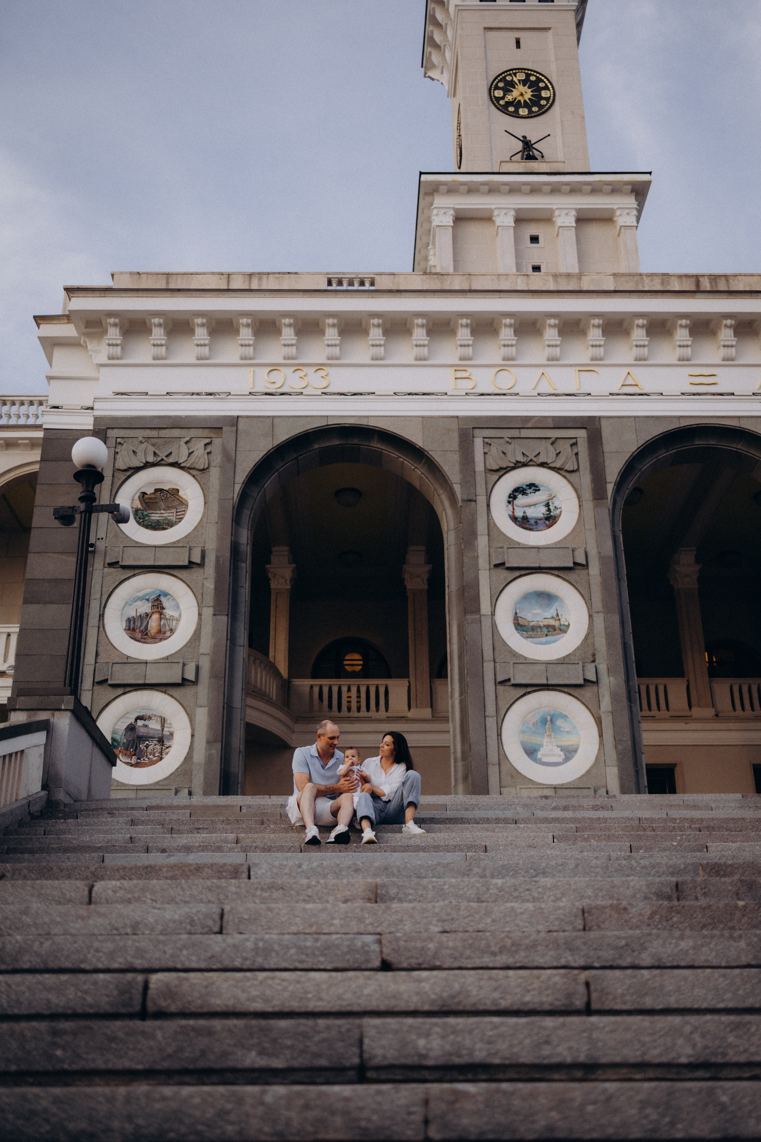 Фотосессия на речном вокзале
