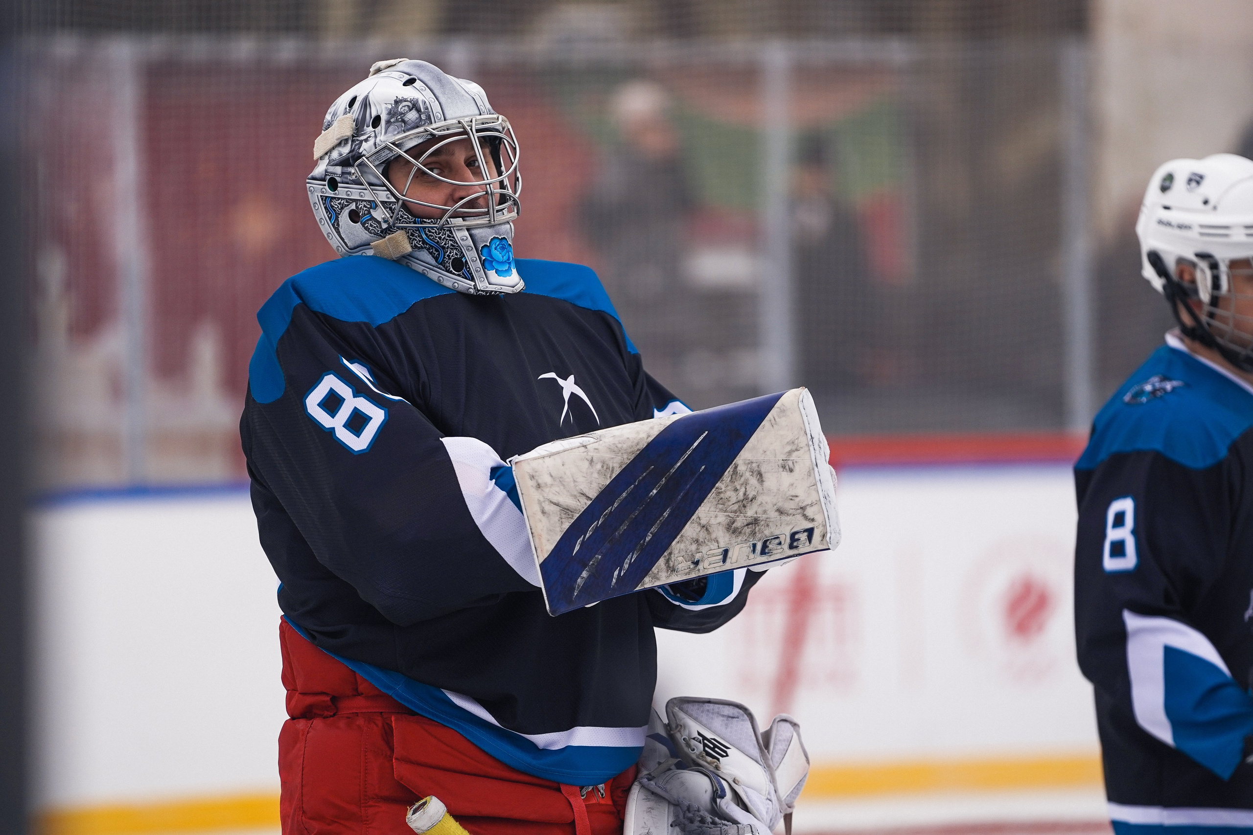 Хоккейный матч на ВДНХ. Анна, фотограф Москва, Зеленоград